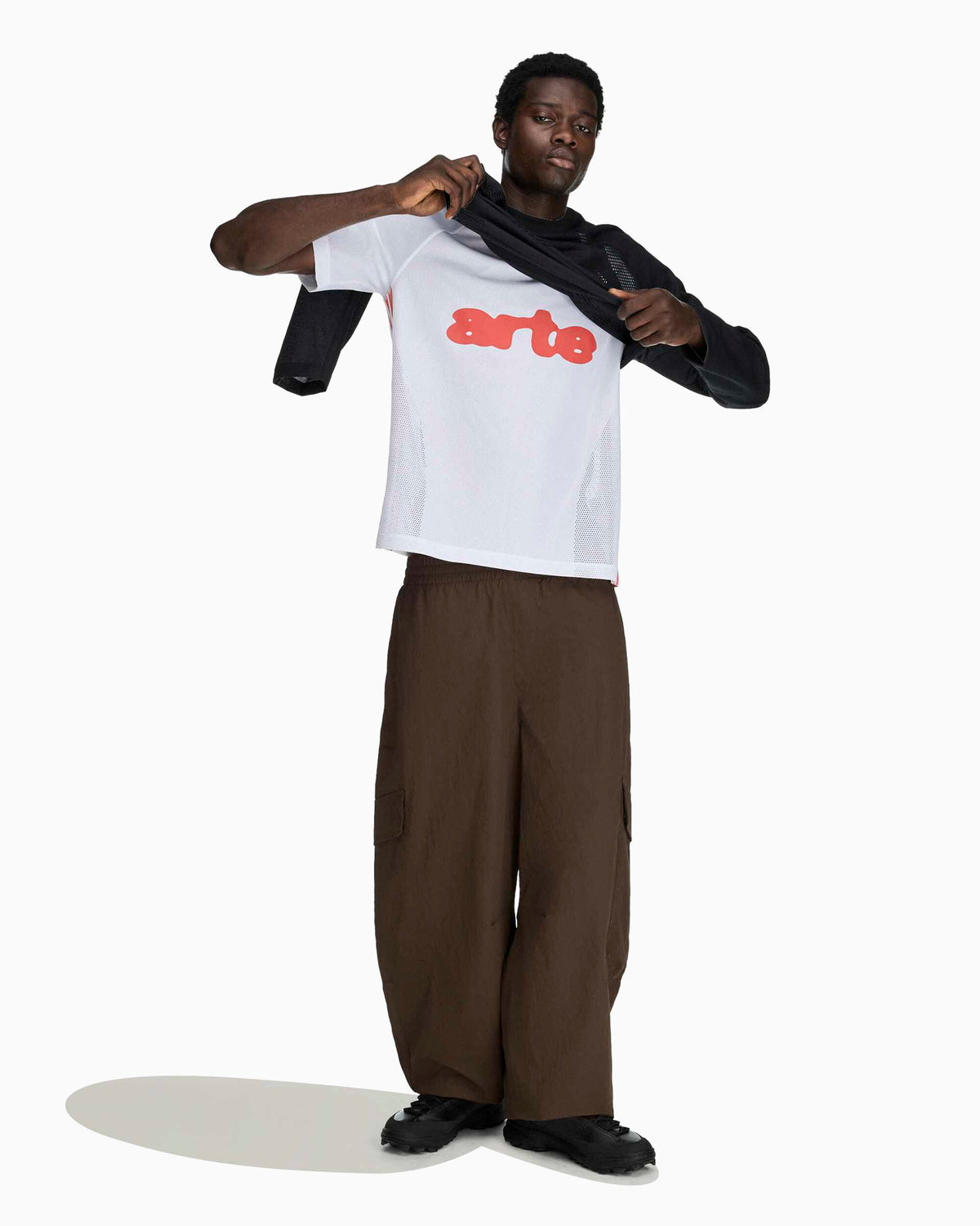 T-Shirts adidas Originals x Arte Antwerp Double Layer Long-Sleeved Relaxed Men's T-Shirt - KT3004