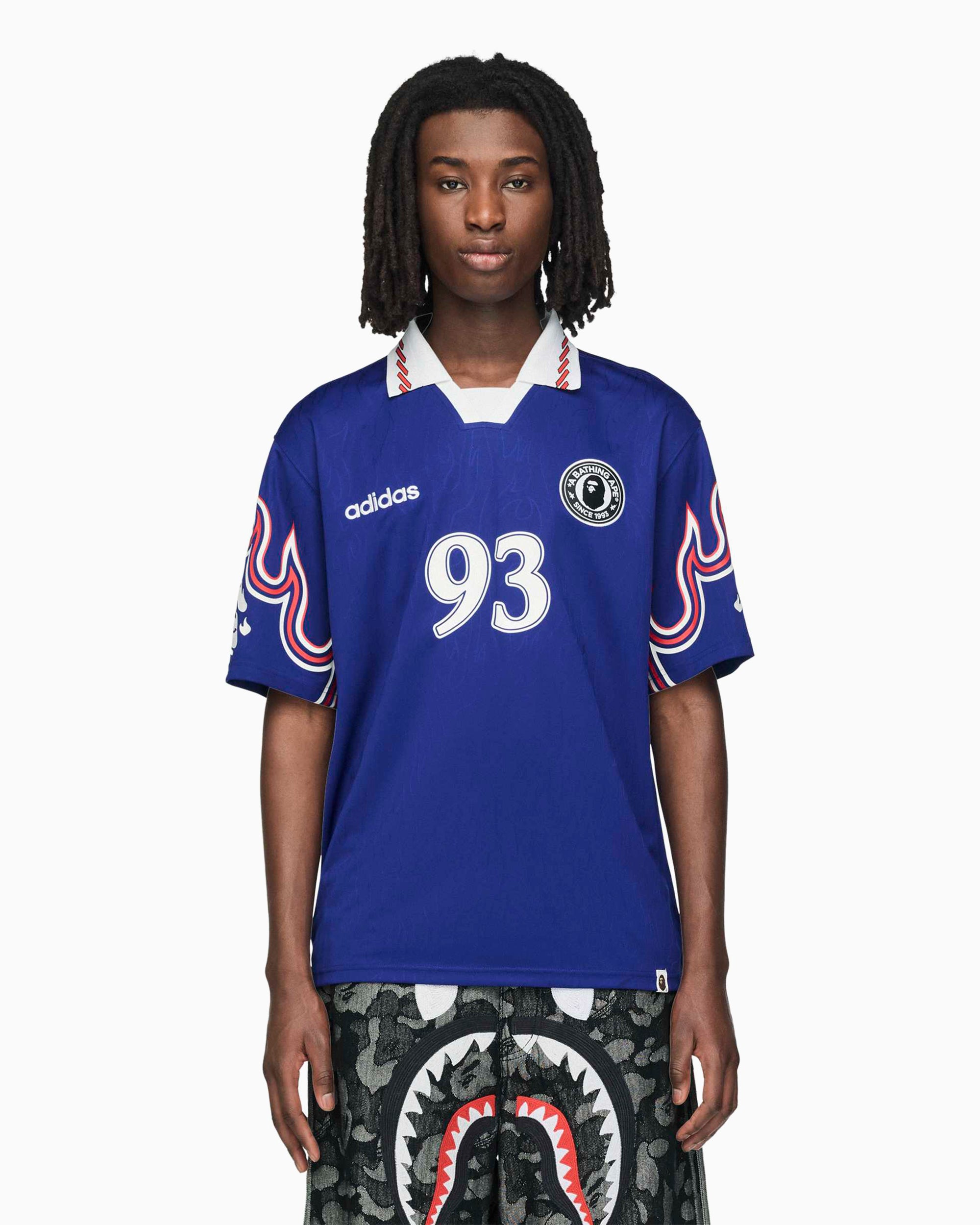 Jersey T-Shirt com gráfico Relaxed adidas Originals x BAPE SSL Flame p