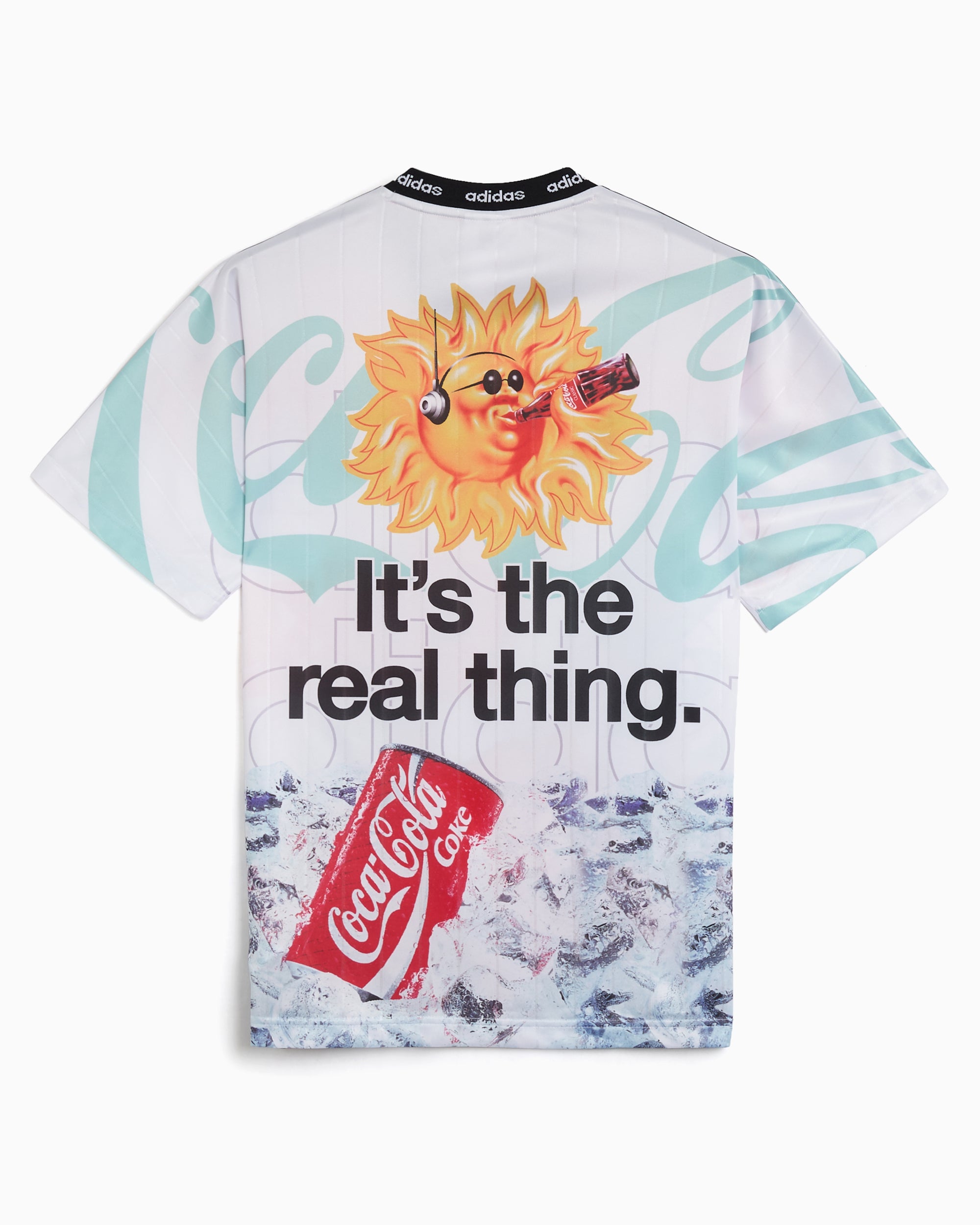 T-Shirts adidas Originals x Coca-Cola Classic Sport Mash-Up Graphic Relaxed Men's Jersey T-Shirt - KY2106