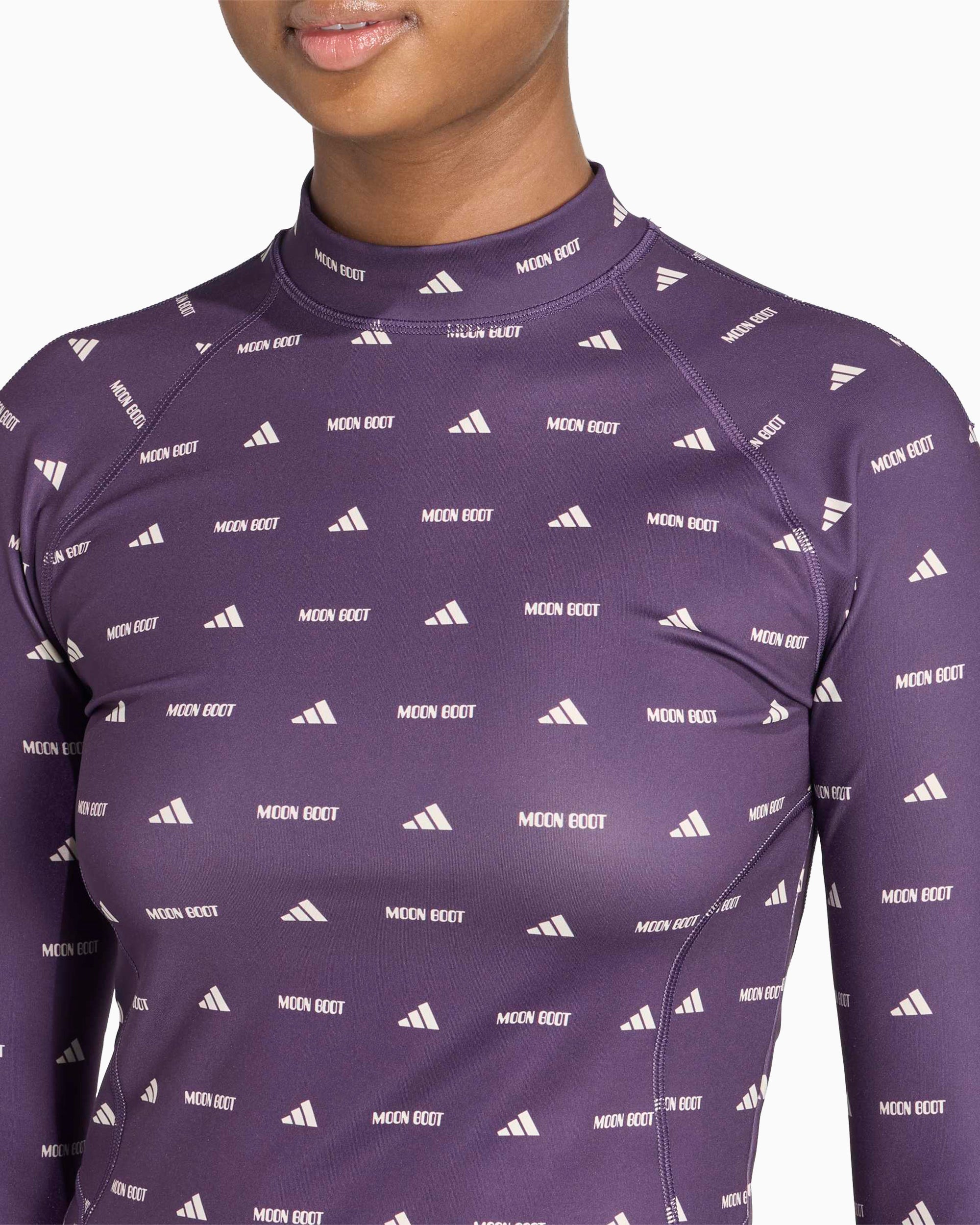 T-Shirts adidas Originals x Moon Boot Logo Long-Sleeved Slim Women's T-Shirt - JM1104