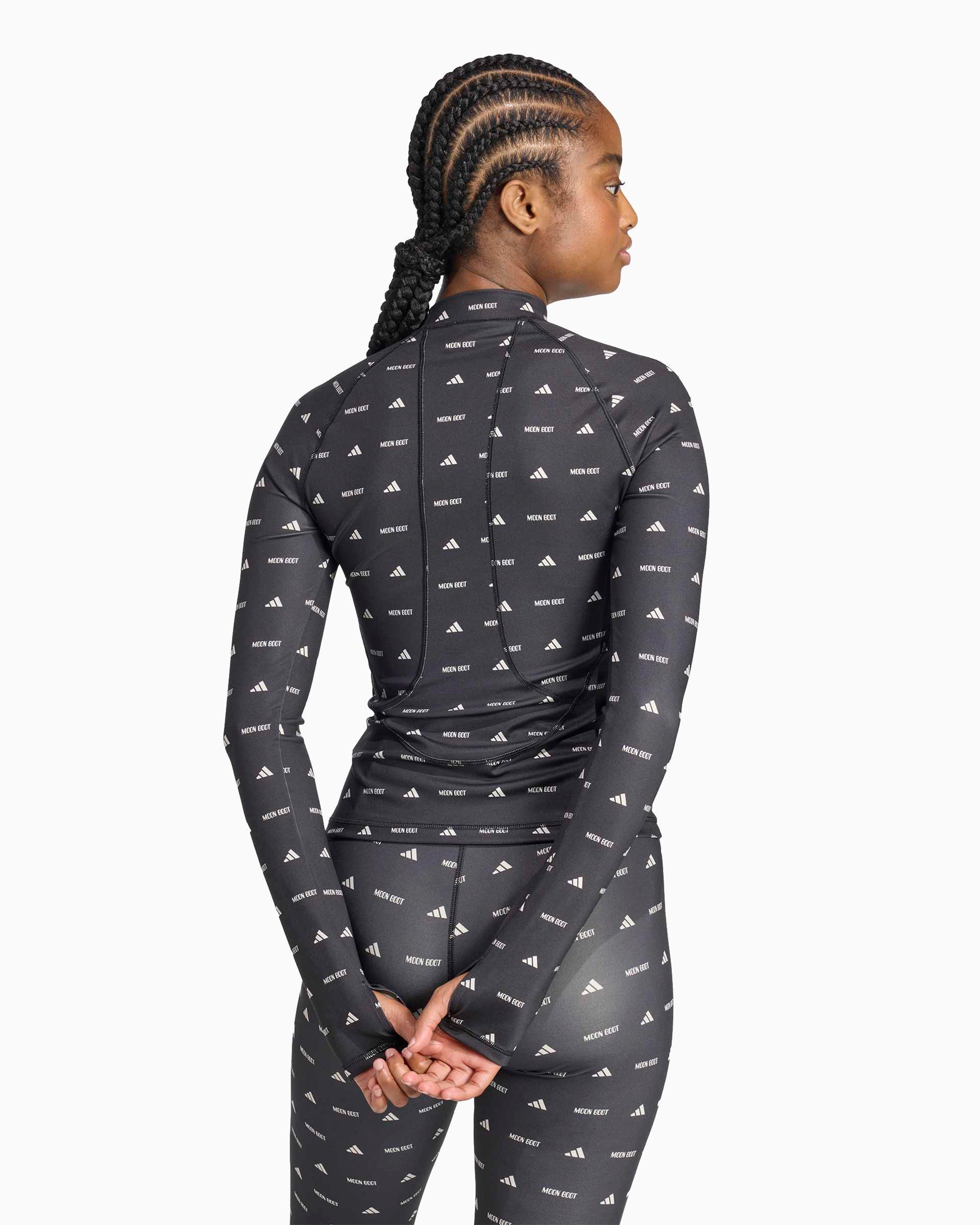T-Shirts adidas Originals x Moon Boot Logo Long-Sleeved Slim Women's T-Shirt - JM6507