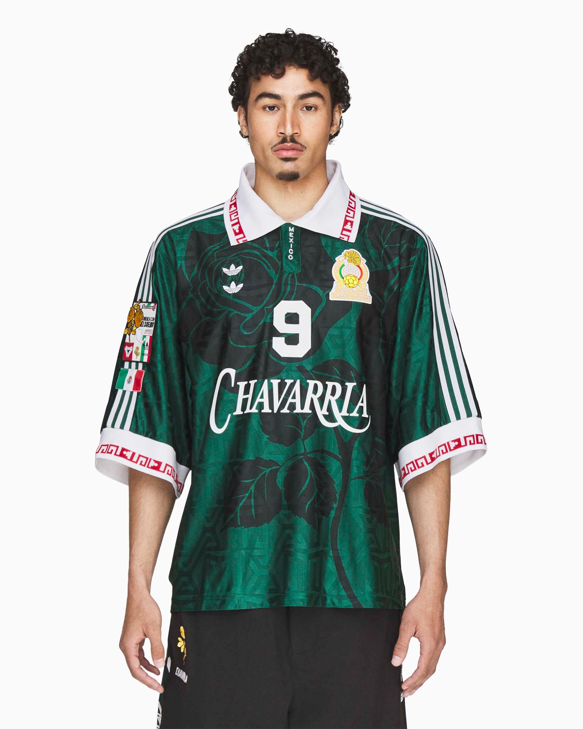 T-Shirts adidas Originals x Willy Chavarria Logo Half-Sleeved Oversize Men's Jersey T-Shirt - KU7803