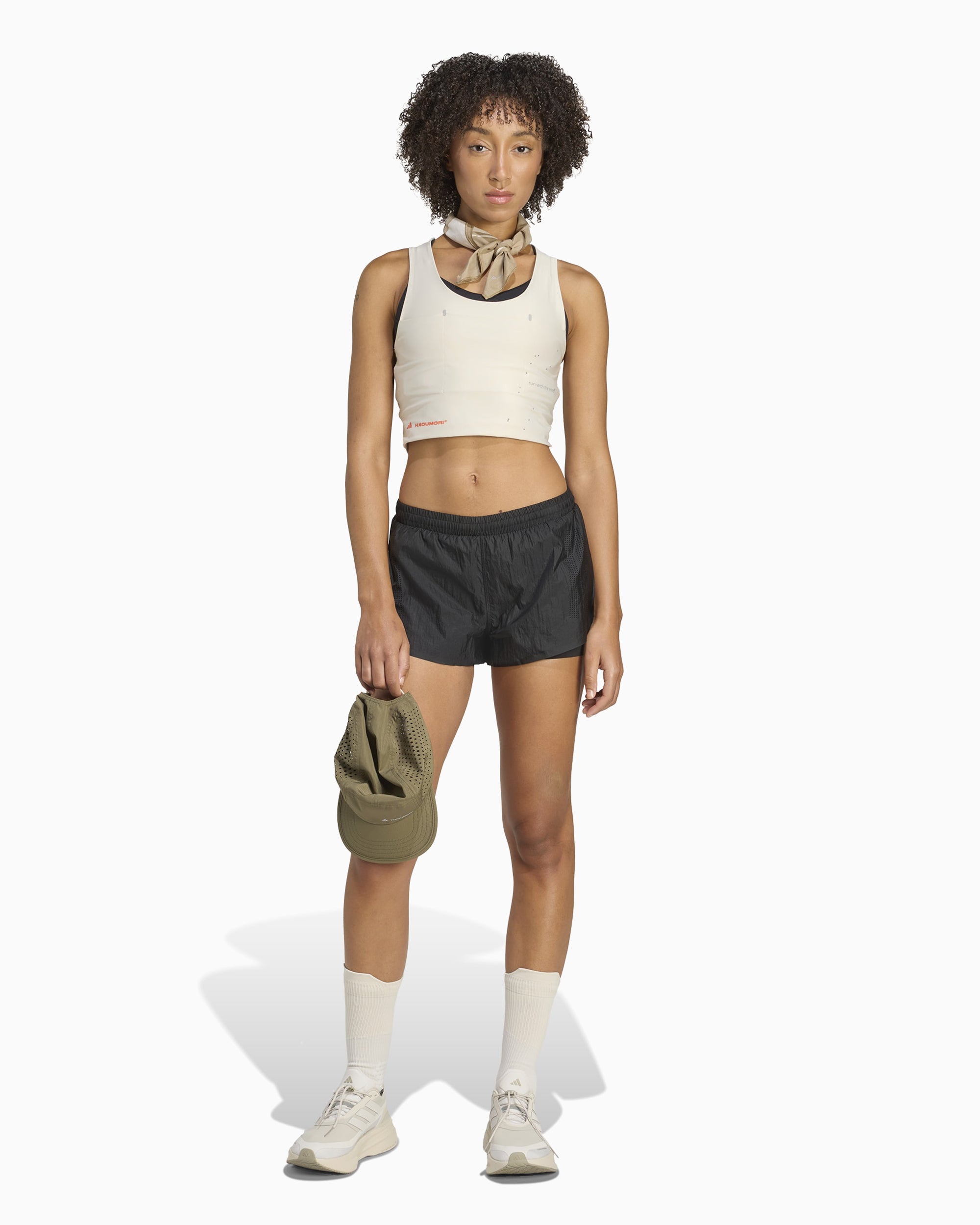 Tank Top Crop adidas Performance x H.Koumori Adi365 Runnning para mulh