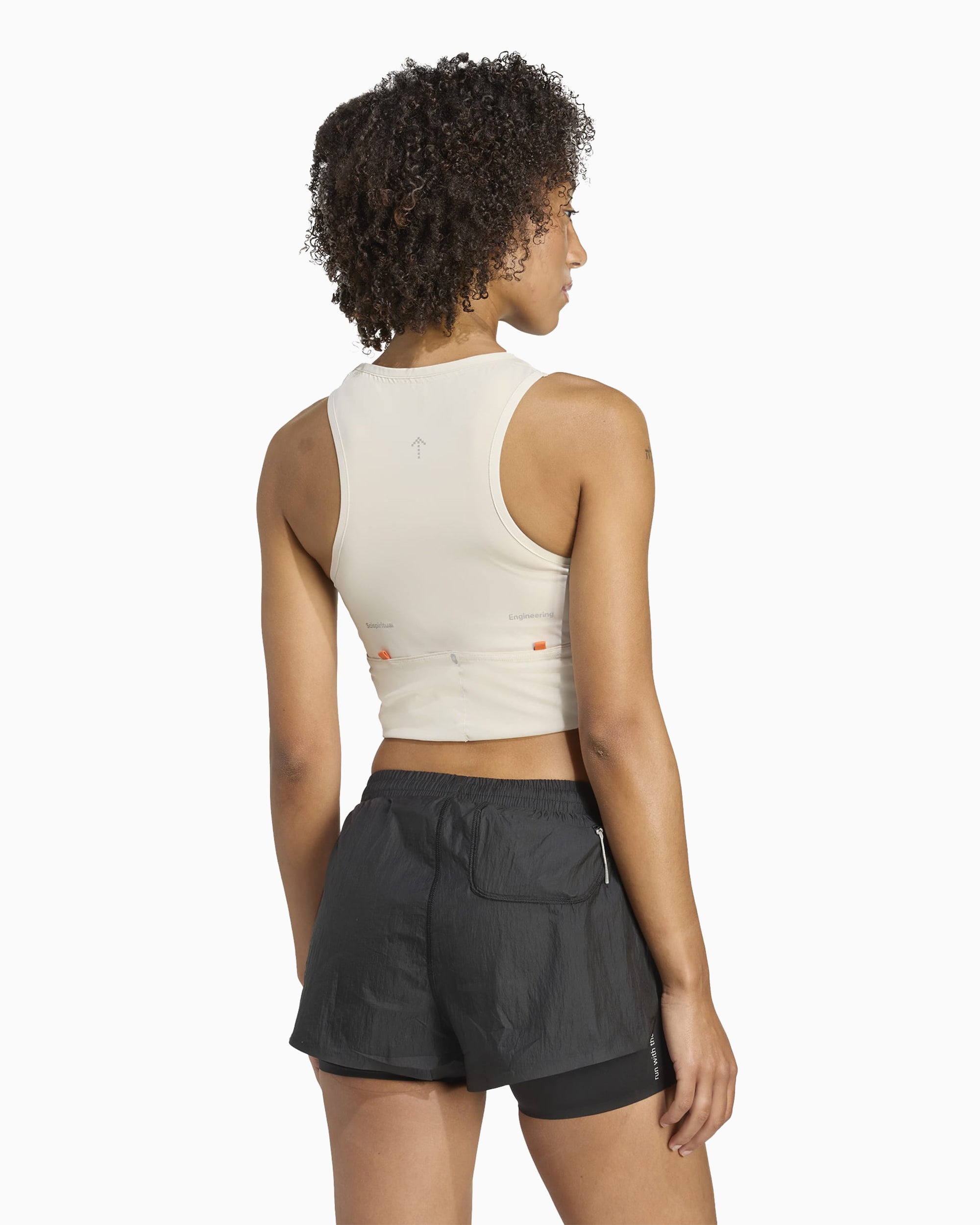 Tank Top Crop adidas Performance x H.Koumori Adi365 Runnning para mulh