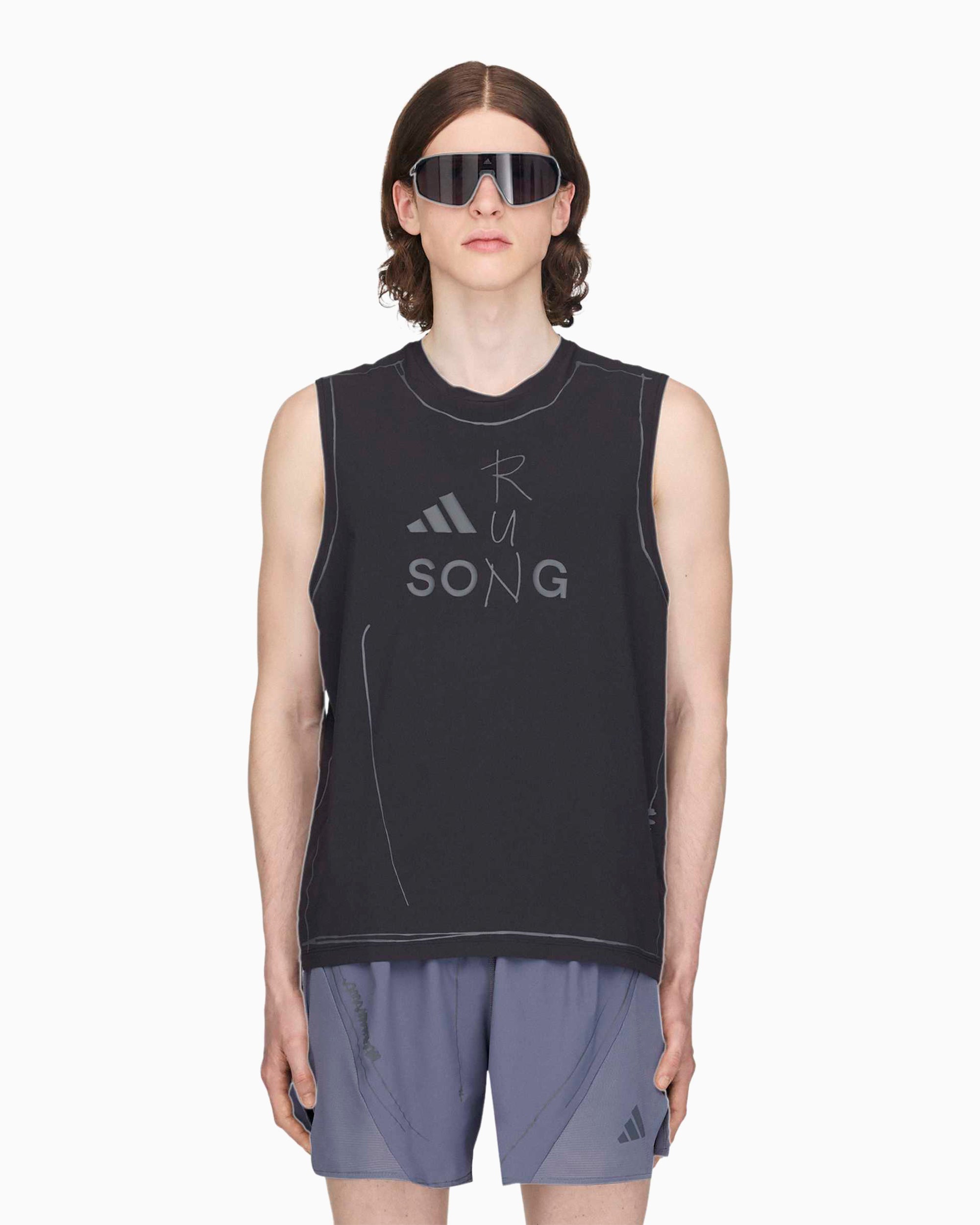 T-Shirts adidas Performance x Song For The Mute Running adi365 Graphic Men's Tank Top - KT0774