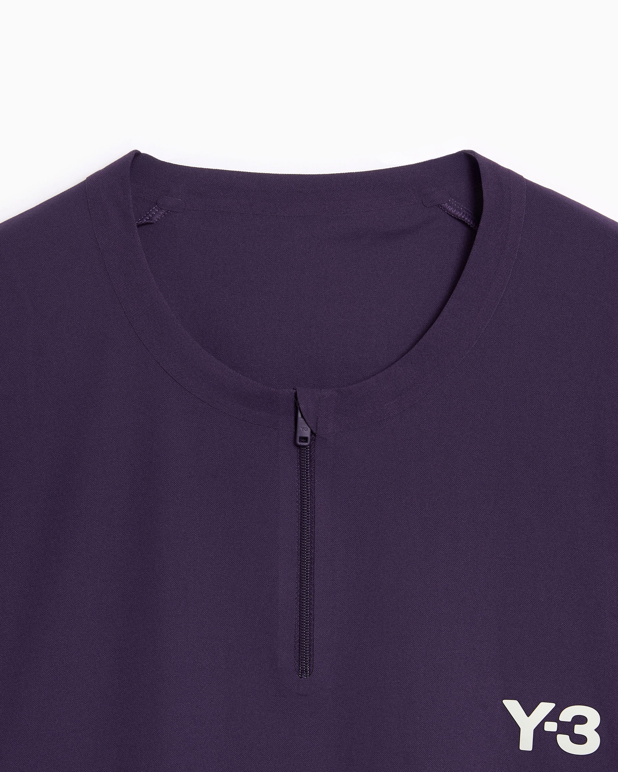 T-Shirts adidas Y-3 Tennis Pro Logo Zipper Slim Men's T-Shirt - JN2992