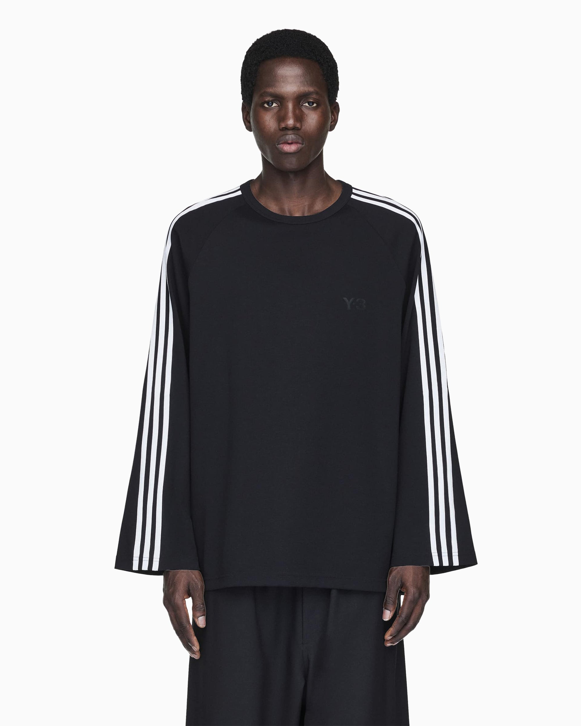 T-Shirts adidas Y-3 Wire Long-Sleeved Oversize Unisex T-Shirt - JW7351