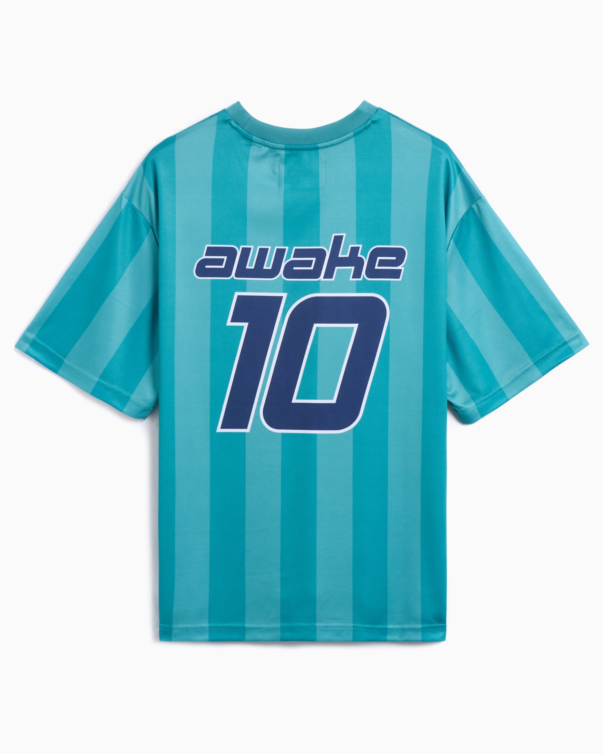 T-Shirts Awake NY Soccer Striped Relaxed Men's Jersey T-Shirt - AWK-SP25-TP006-GR