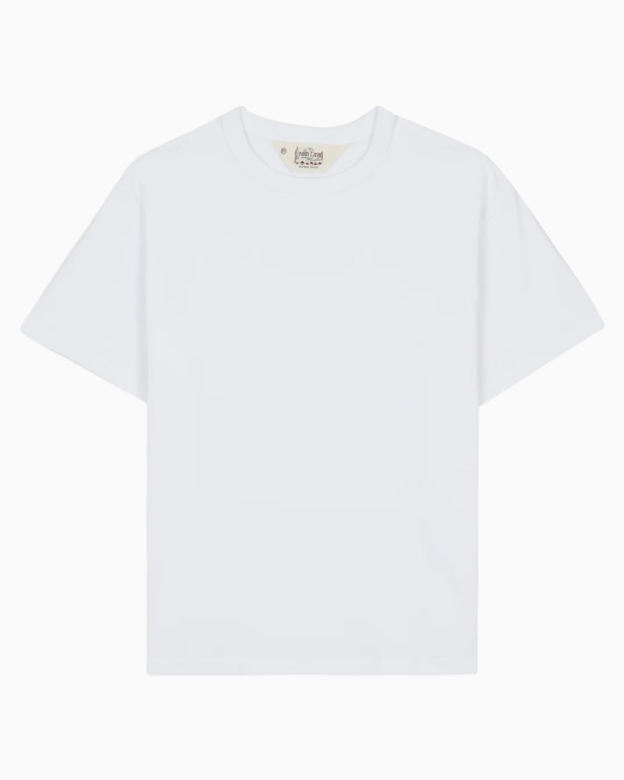 T-Shirts Brain Dead Easy Embroidered Crop Men's T-Shirt - BDS25T00004780WH01