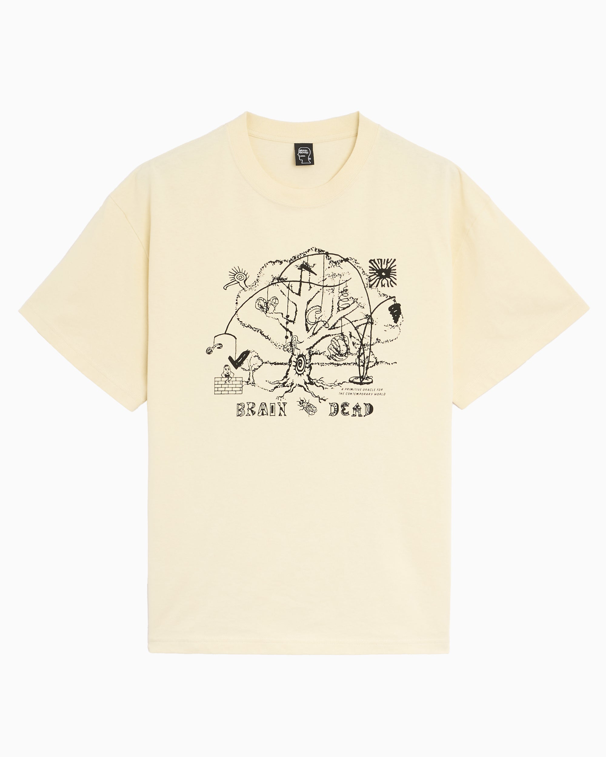 T-Shirts Brain Dead Oracle Graphic Men's T-Shirt - BDP26T00005062WH02