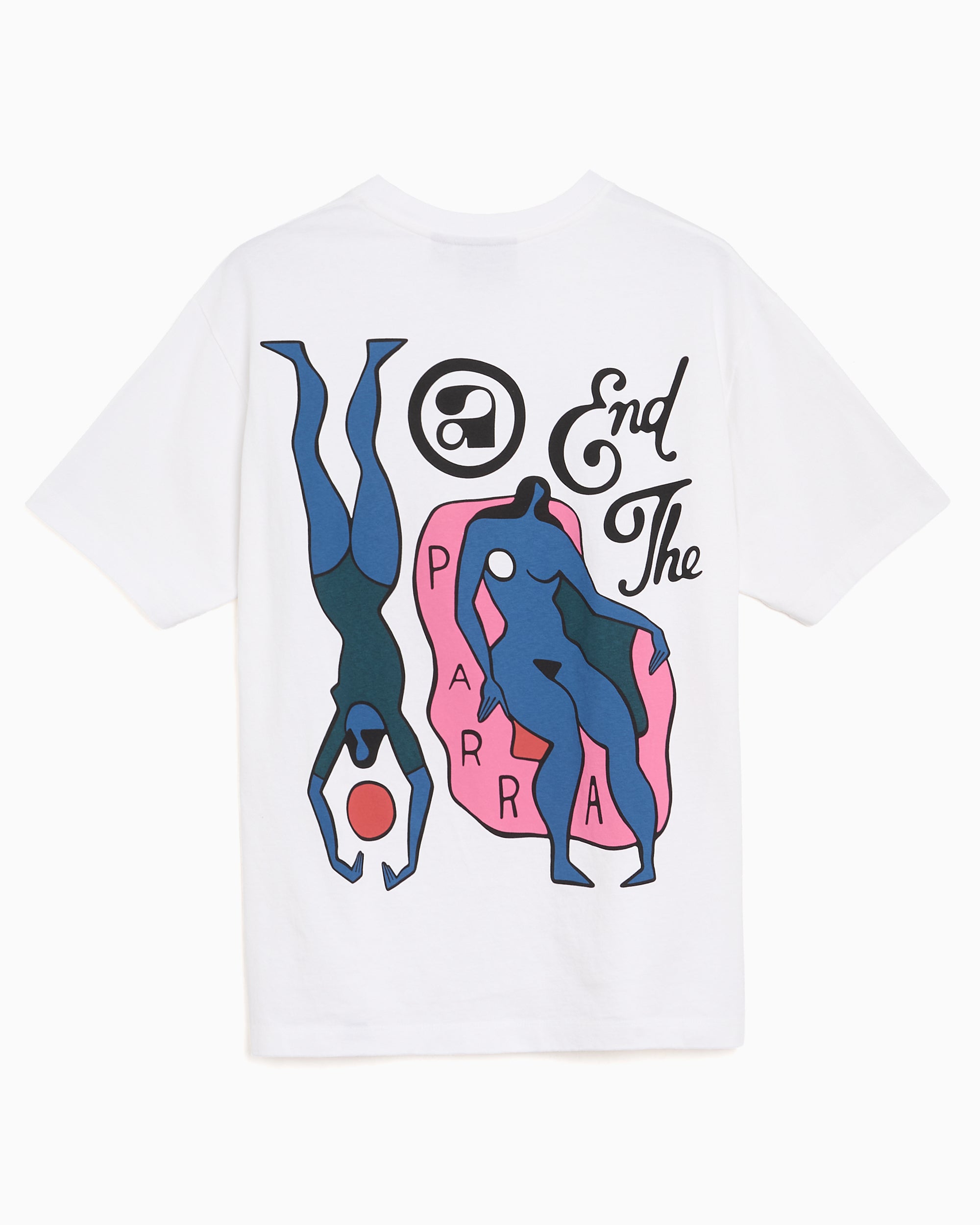 T-Shirts by Parra End The Loungechair Graphic Boxy Men's T-Shirt - 55160-WHITE