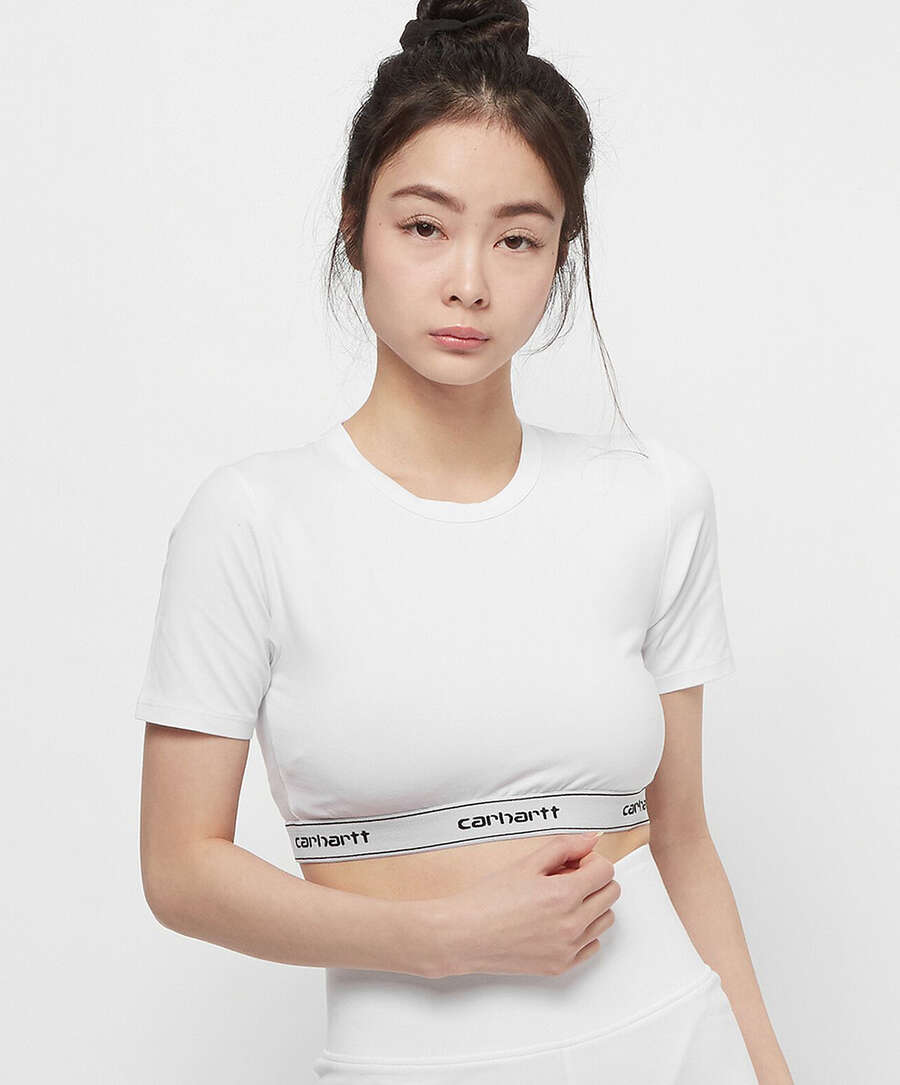 T-Shirts Carhartt WIP Script Women's Crop Top Women's T-Shirt - I027559-0290