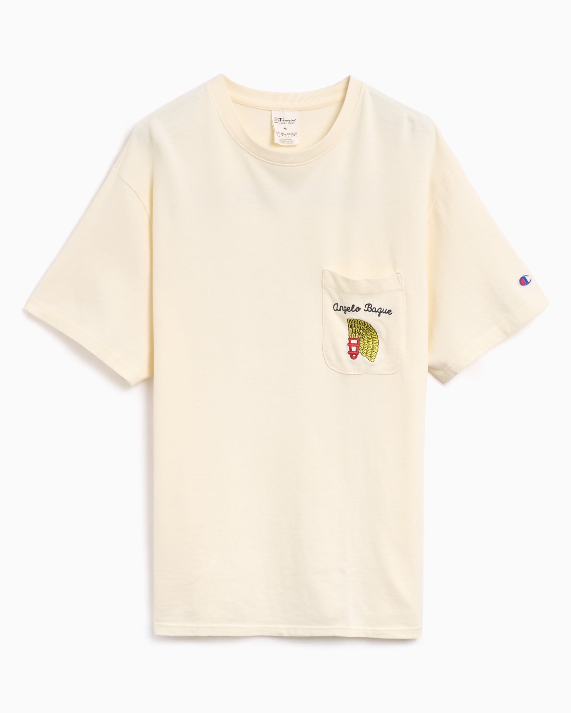 T-Shirts Champion x Angelo Baque Men's Pocket T-Shirt Relaxed Men's T-Shirt - GP205473-X1QF