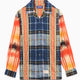 T-Shirt DEVÁ STATES Ikat Men's Long Sleeve Linen Shirt para homem