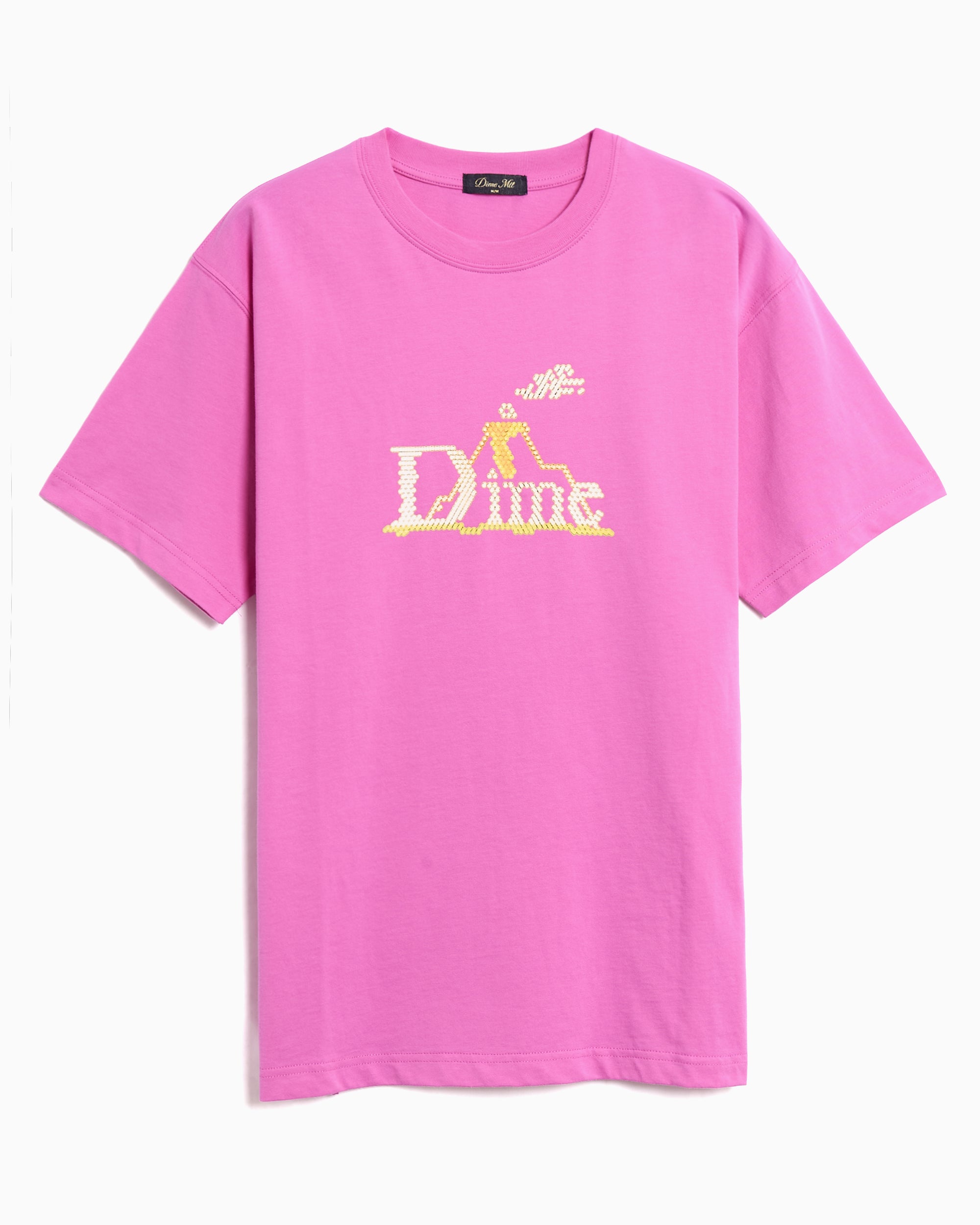 T-Shirts Dime MTL Lightbright Graphic Relaxed Men's T-Shirt - DIME2SP2548PIN