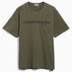 T-Shirt Engineered Garments Printed Cross Crew Neck Men's T-Shirt para homem