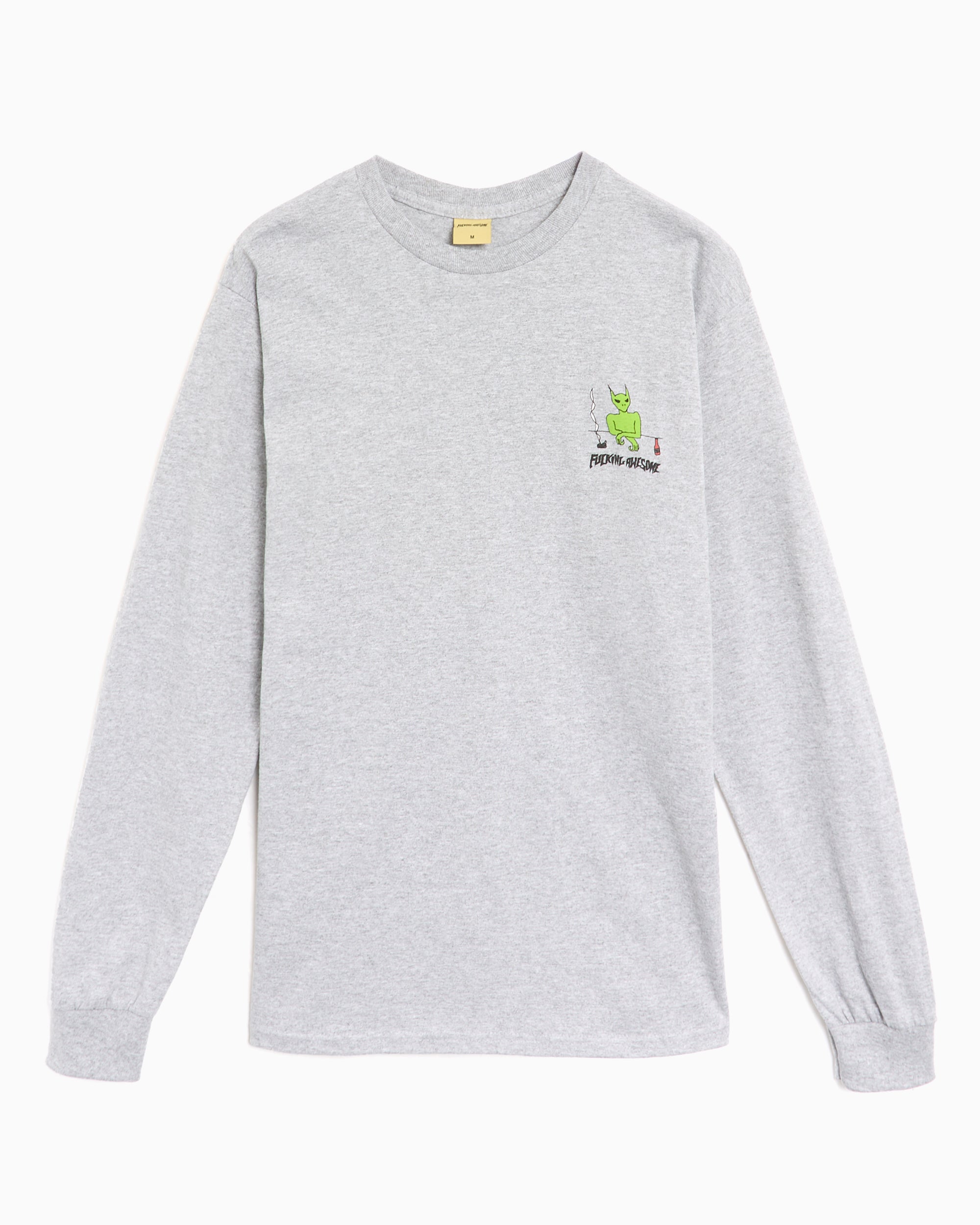 T-Shirts Fucking Awesome Drunk And Sad Men's Long Sleeve T-Shirt Men's T-Shirt - PN25504