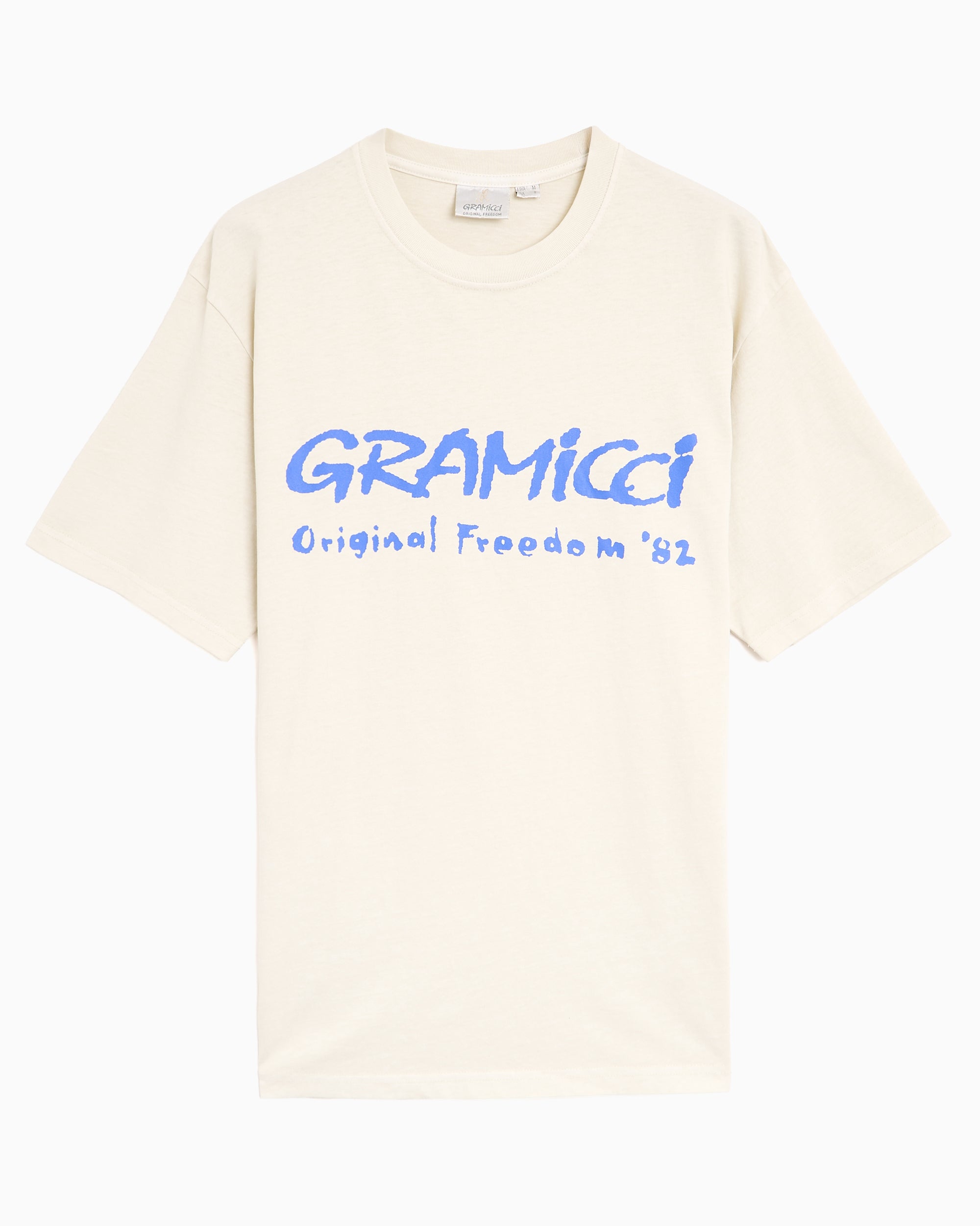 T-Shirts Gramicci Freedom Logo Oversize Men's T-Shirt - G6SU-T104-NATURALPIGMENT