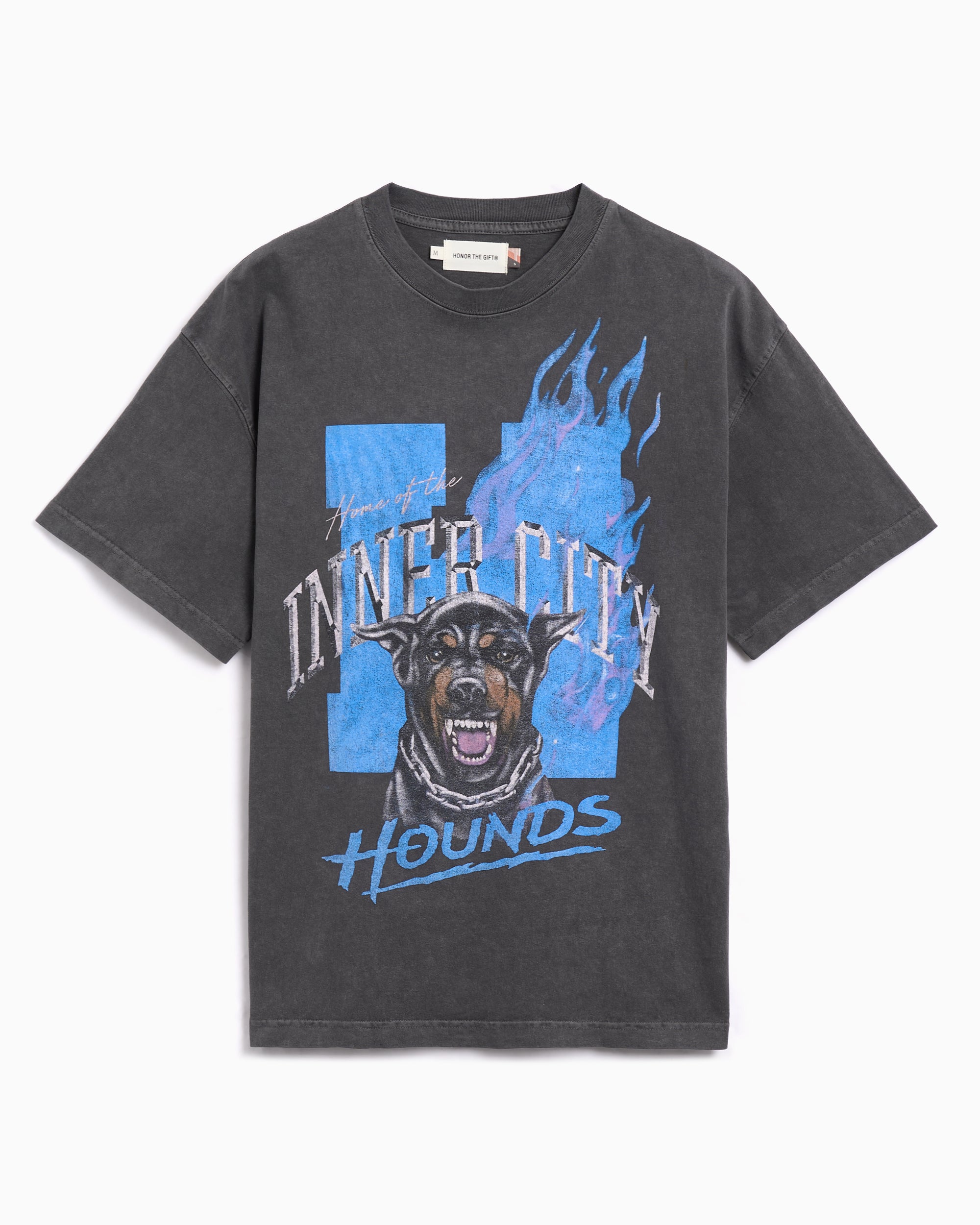 T-Shirts Honor The Gift® Inner City Hounds Graphic Men's T-Shirt - HTG250546-BLACK