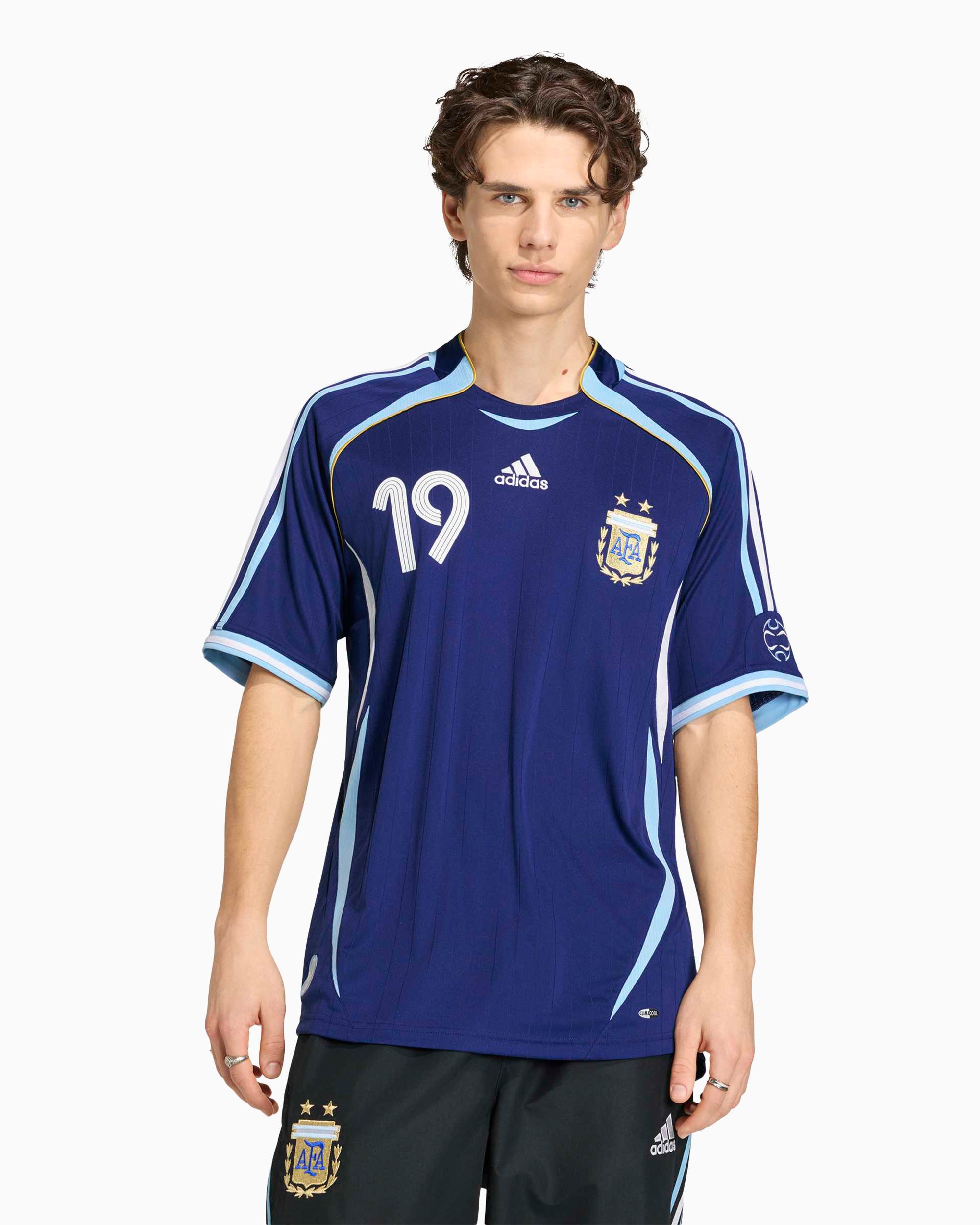 T-Shirts Jersey 2ª equipación adidas Performance Argentina 2006 Messi Men's T-Shirt - JN3709