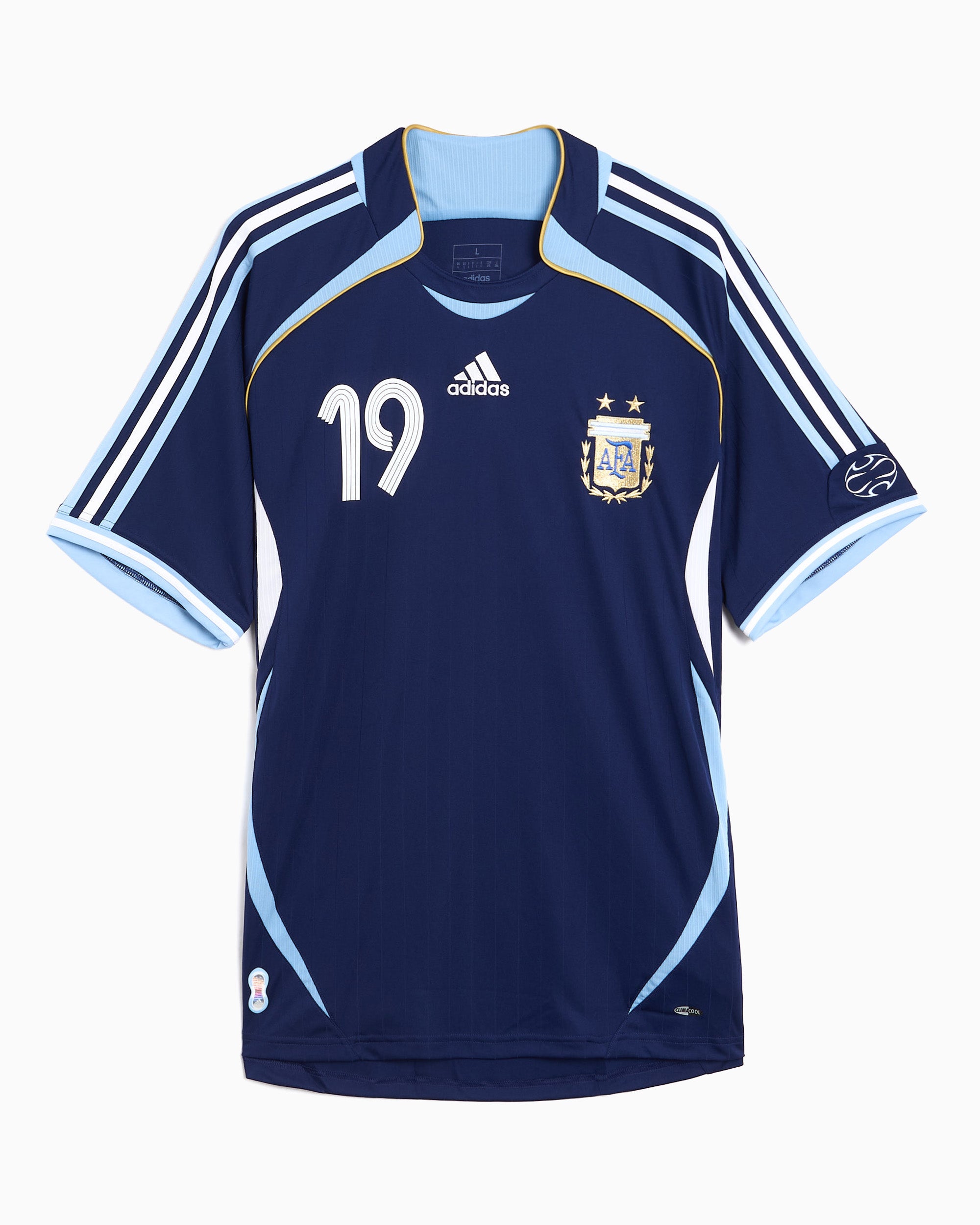 T-Shirts Jersey 2ª equipación adidas Performance Argentina 2006 Messi Men's T-Shirt - JN3709