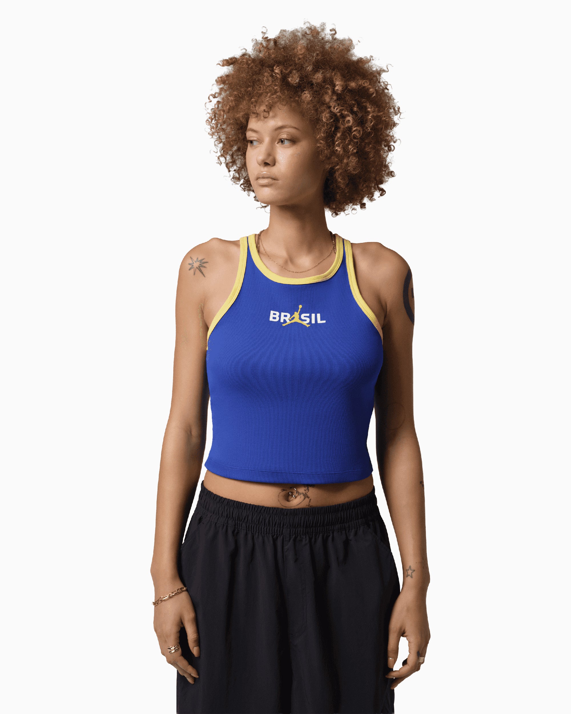 T-Shirts Jordan Brasil Logo Slim Women's Tank Top - II5403-417