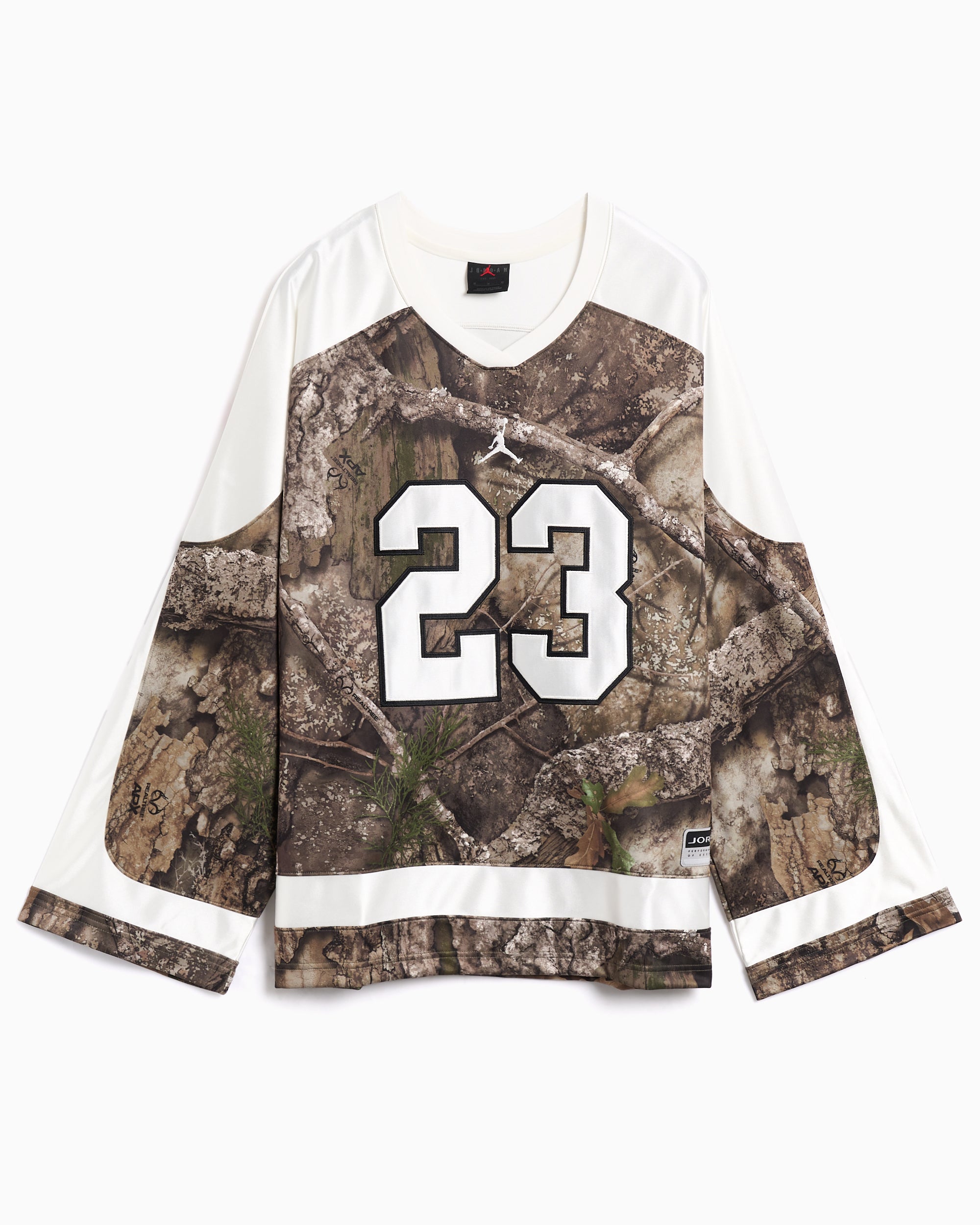 T-Shirts Jordan Brooklyn Realtree Camo Print Half-Sleeved Oversize Men's Jersey T-Shirt - IB3964-222