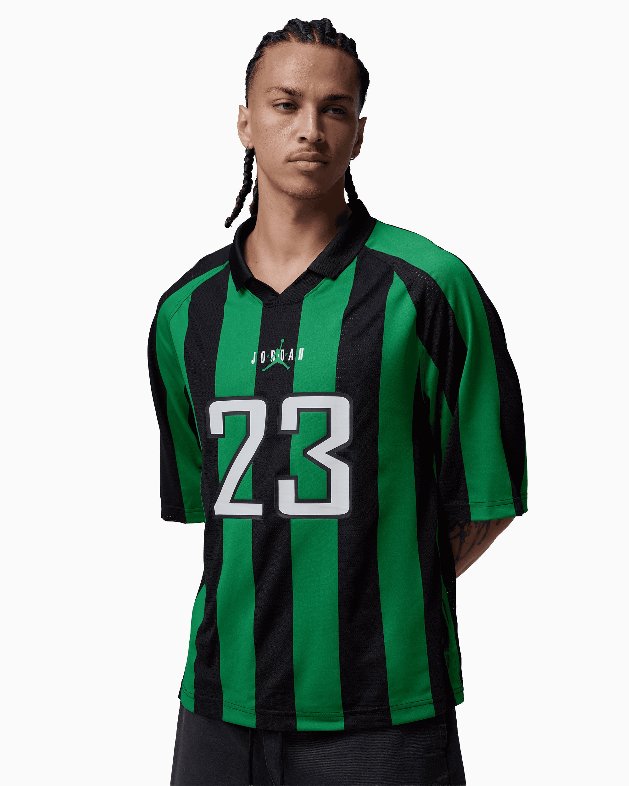 T-Shirts Jordan Brooklyn Terrace Striped Oversize Men's Jersey T-Shirt - IF1925-310