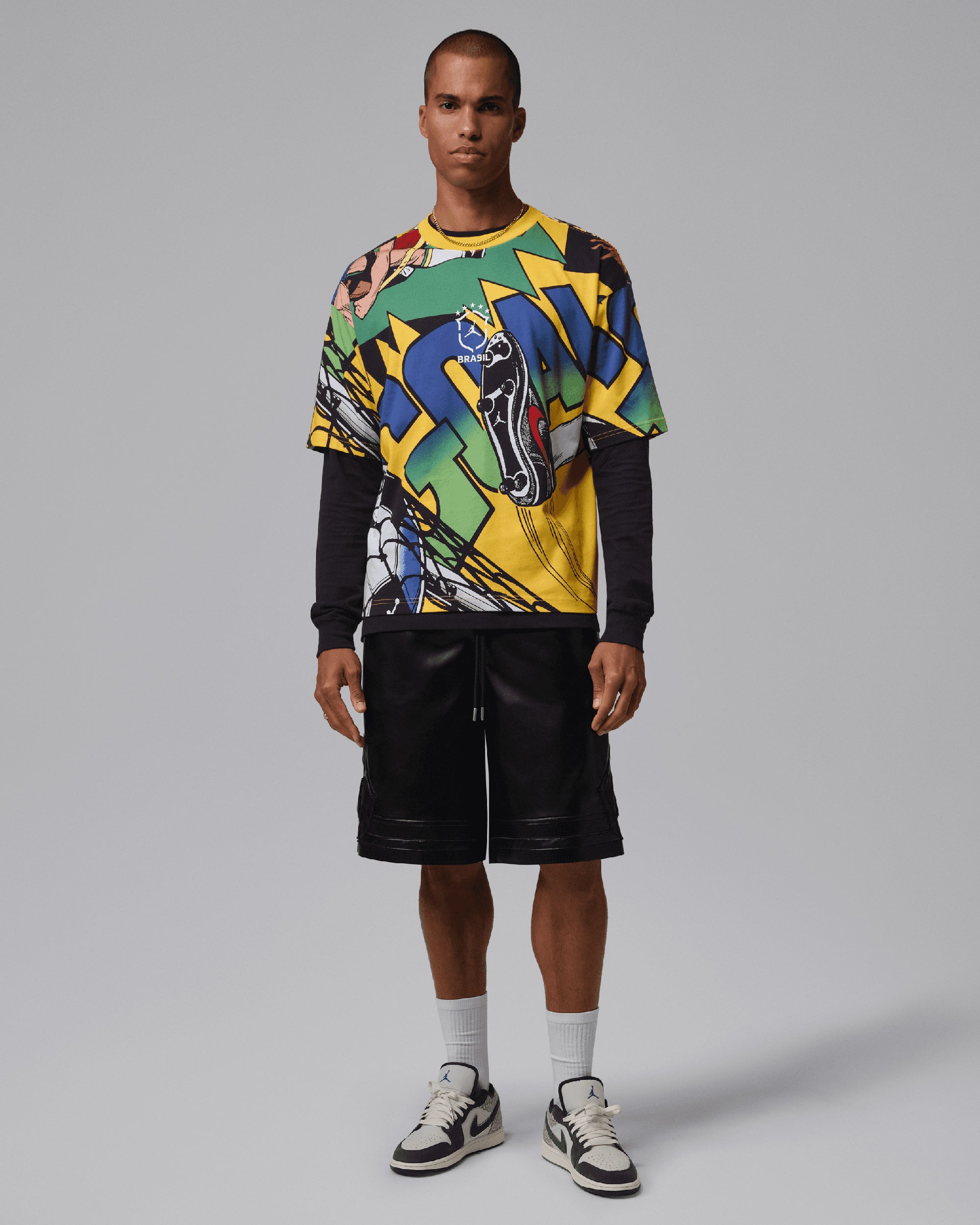 T-Shirts Jordan Essentials Brasil Graphic Boxy Men's T-Shirt - IF3904-741