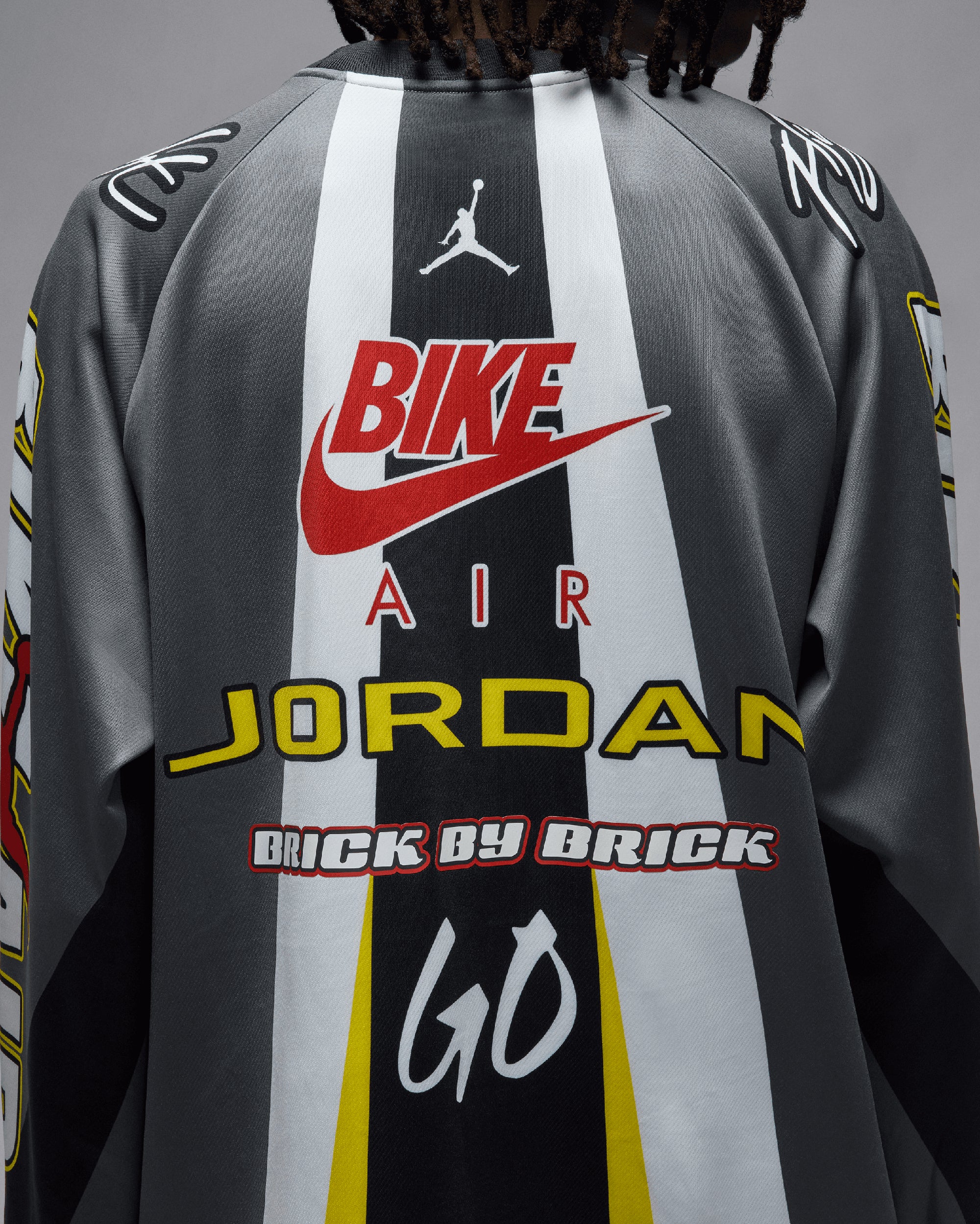 T-Shirt Oversize Jordan x Nigel Sylvester Bike Men's Long Sleeve T-Shi