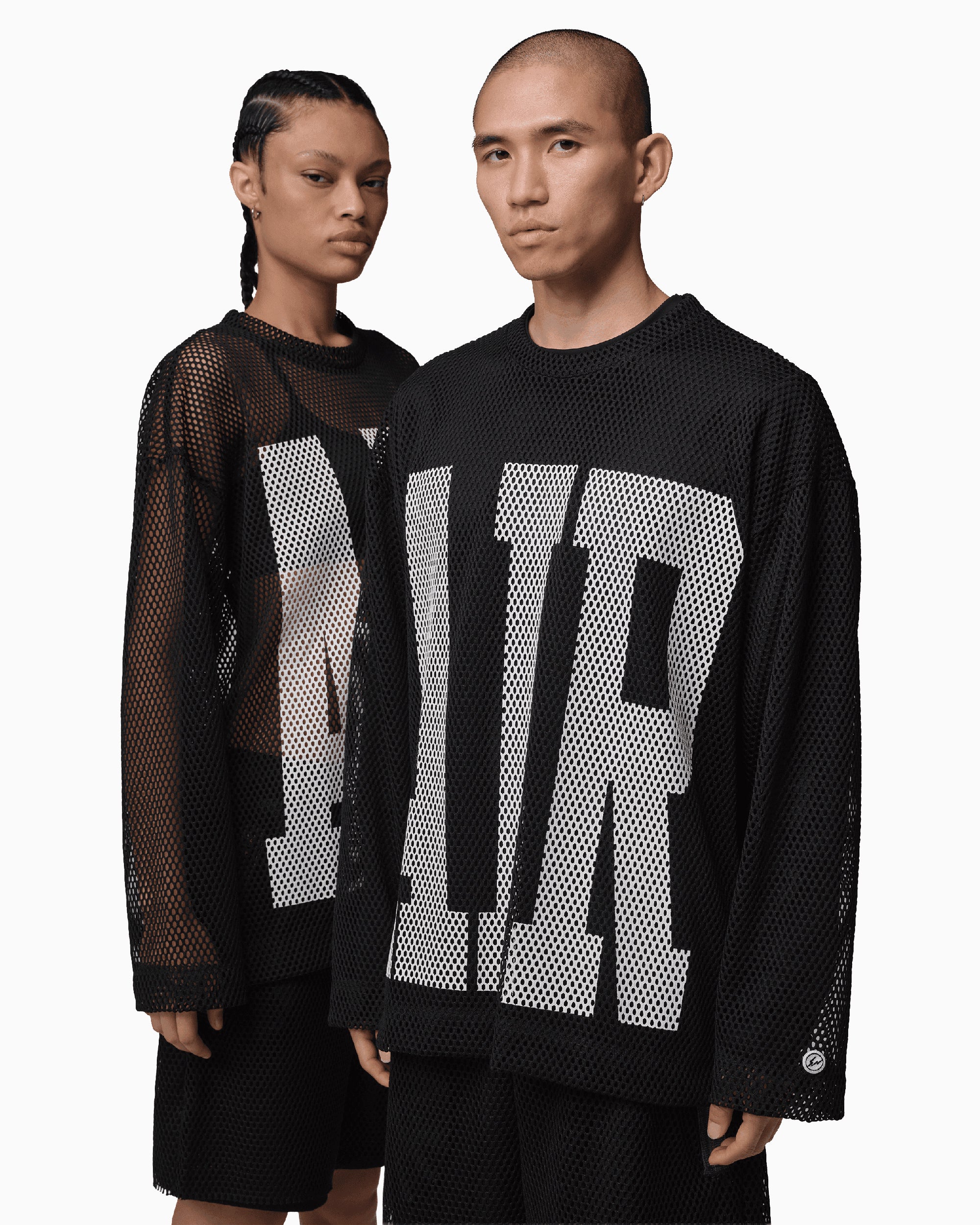 Jersey T-Shirt com gráfico Oversize de manga comprida Jordan x UNION L