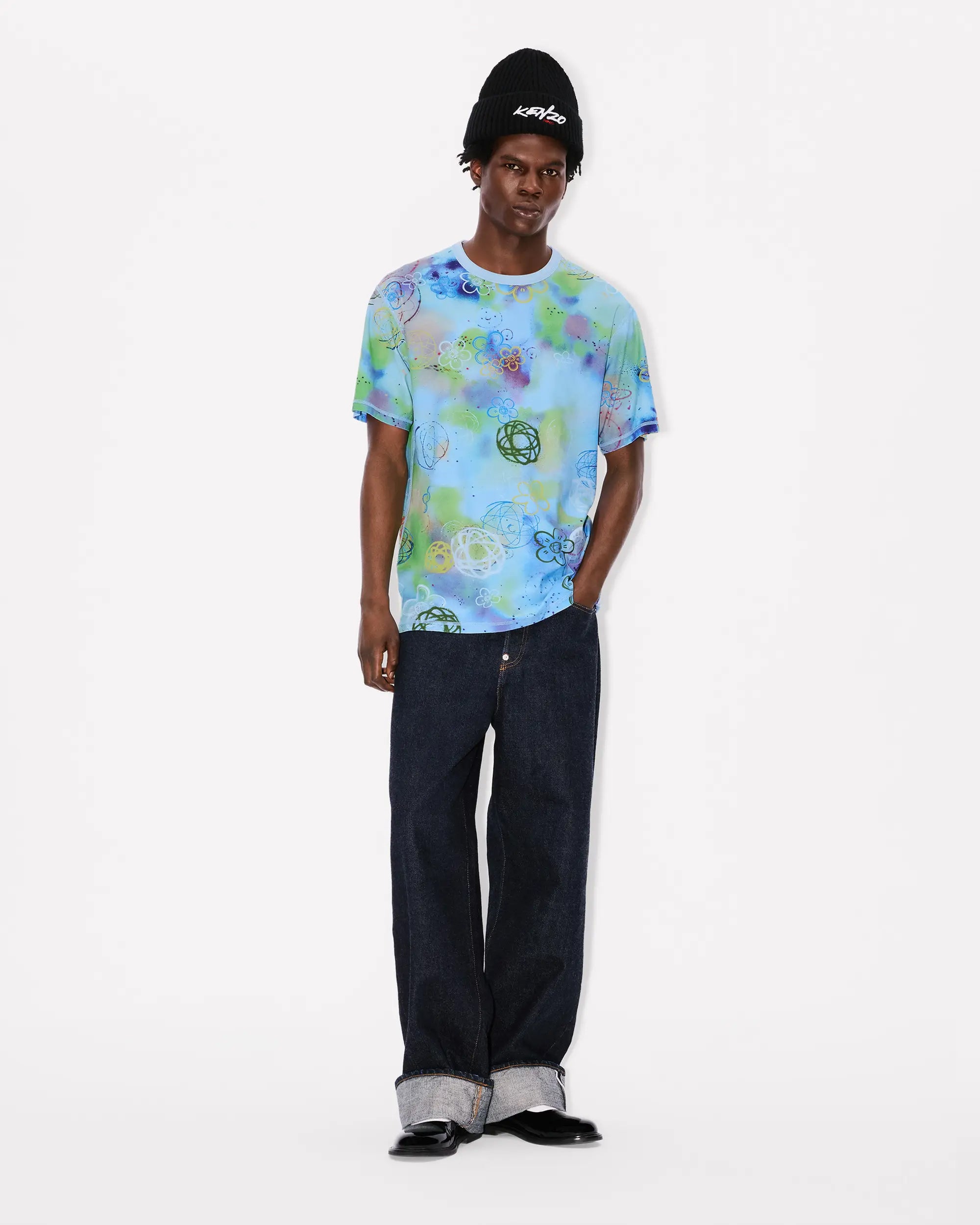 T-Shirts Kenzo x Futura Reversible Men's T-Shirt - FF65TS2584SG-63