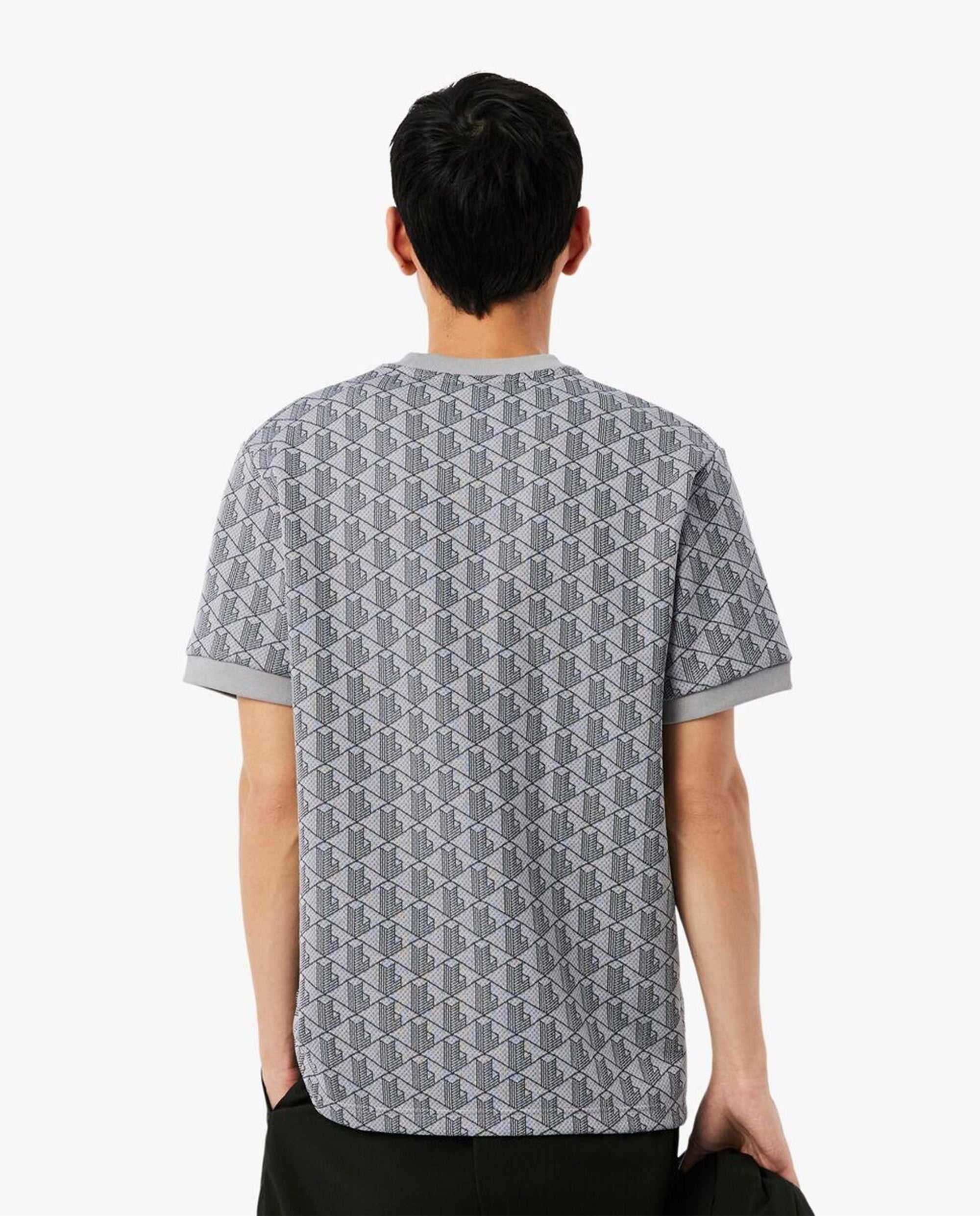 T-Shirts Lacoste Jacquard Graphic Men's T-Shirt - TH1197-00-41I