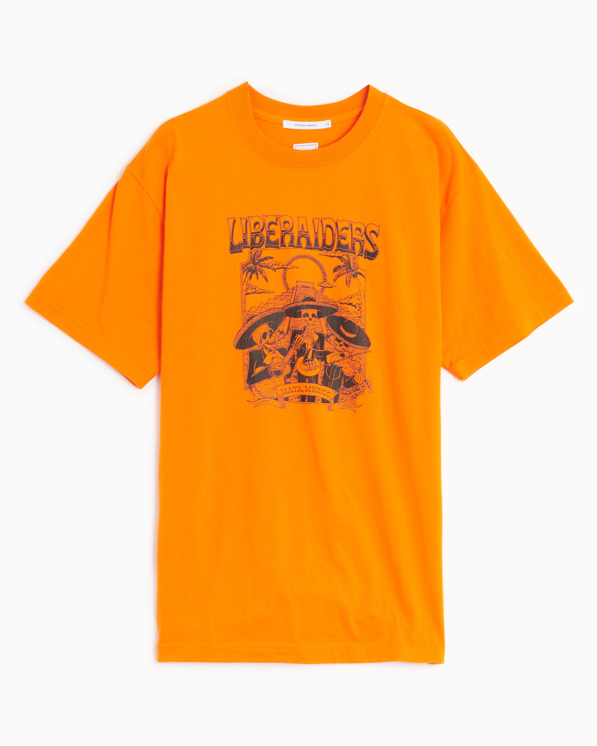 T-Shirts Liberaiders® Liberaiders® Calavera Parade Men's T-Shirt Men's T-Shirt - 756072303-ORANGE