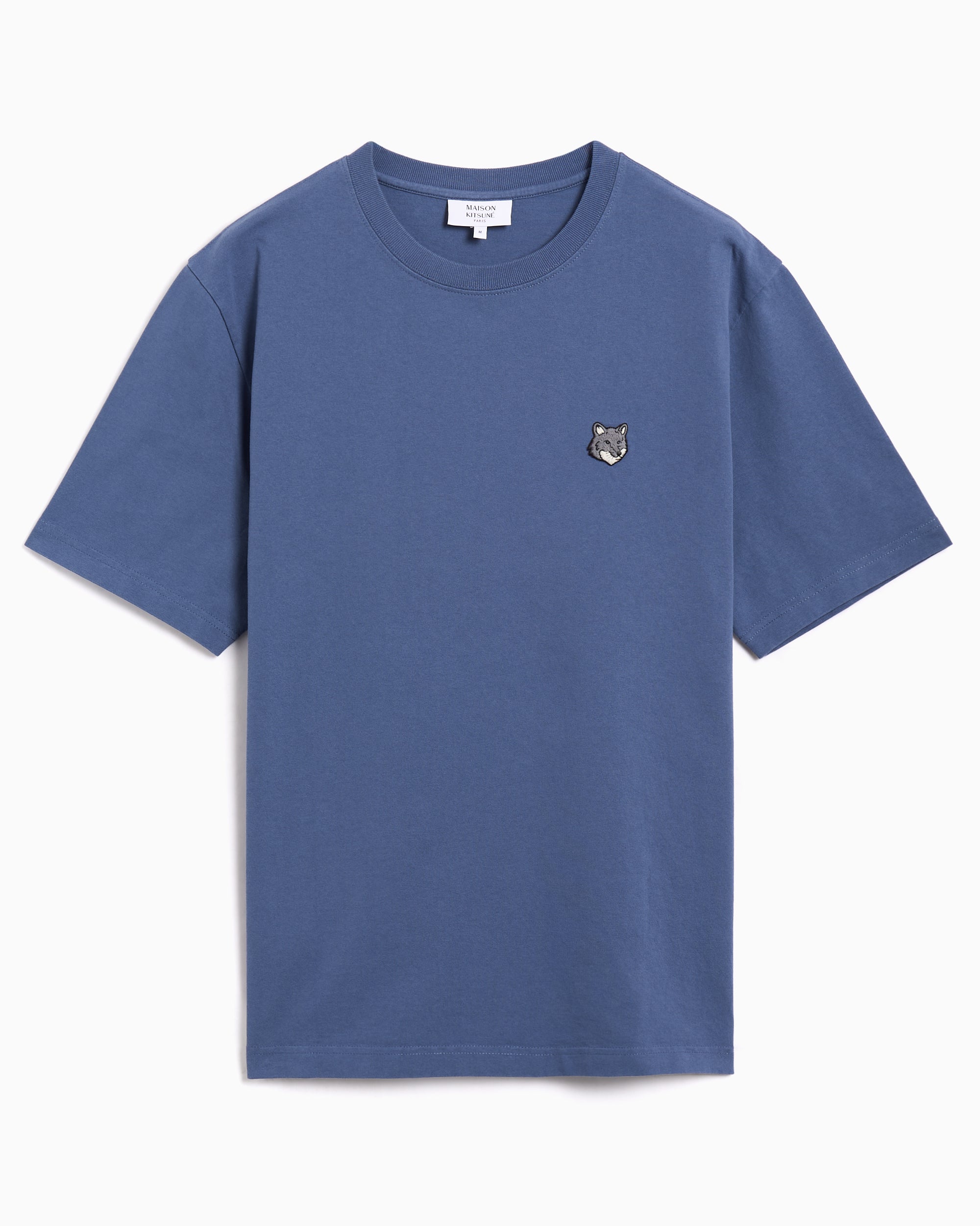 MAISON KITSUNE' - coco T-Shirt Relaxed Maison Kitsuné Fox Head para homem
