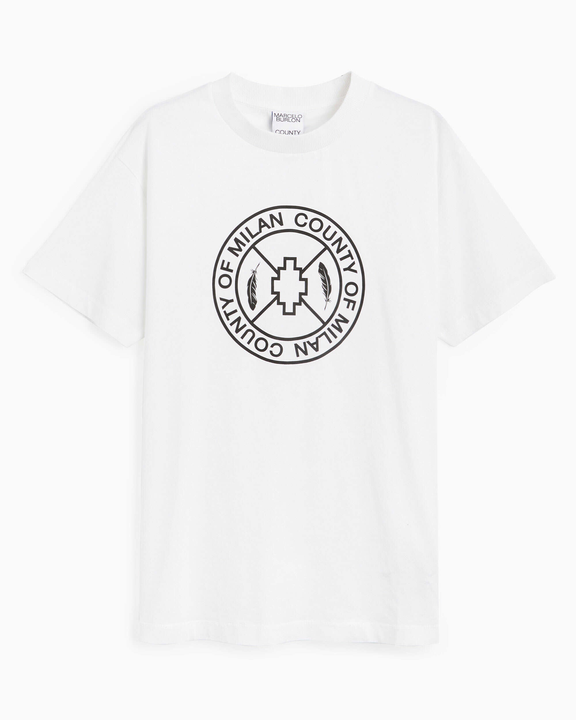 T-Shirts Marcelo Burlon County Of Milan Skate Cross Men's Regular T-Shirt - CMAA018S22JER0110110