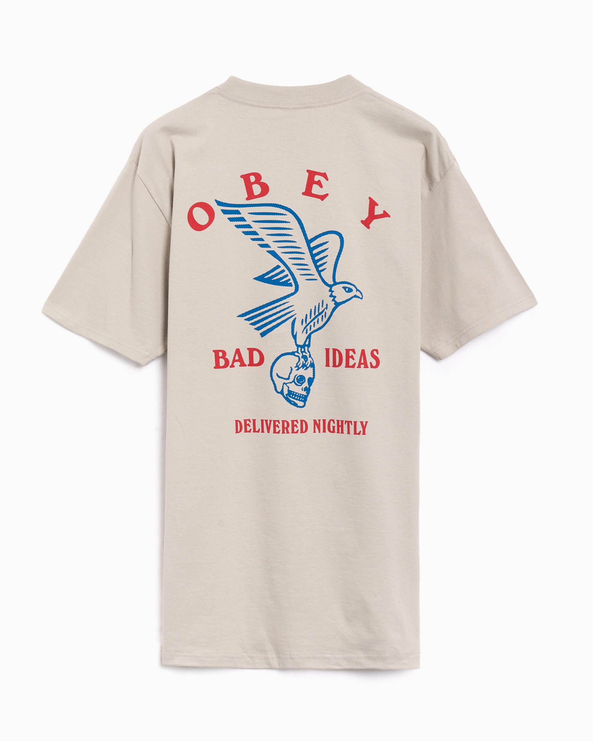 T-Shirts OBEY Clothing Bad Ideas Eagle Graphic Men's T-Shirt - 165264268-SIG