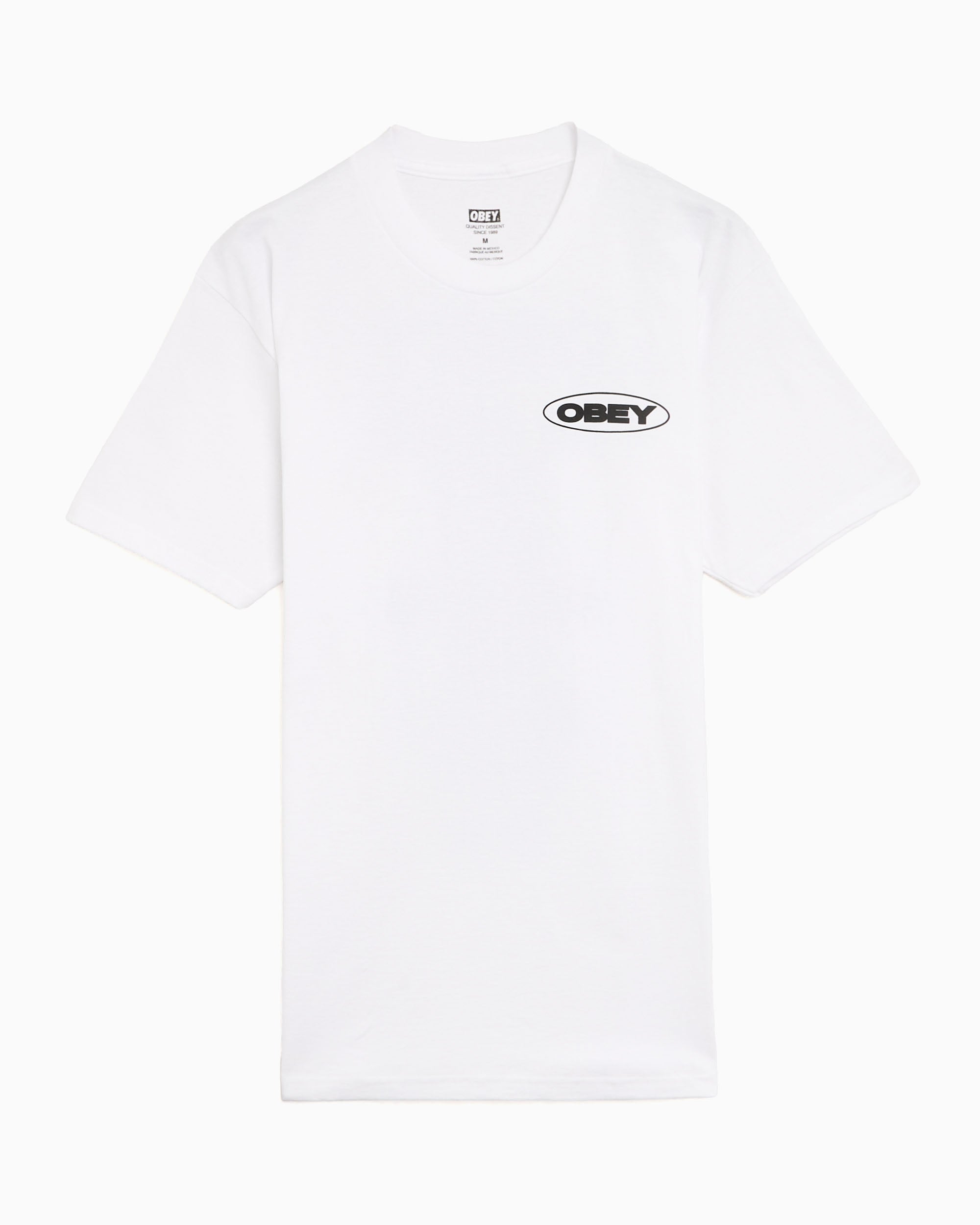 T-Shirts OBEY Clothing Global Impact Graphic Men's T-Shirt - 165264310-WHT