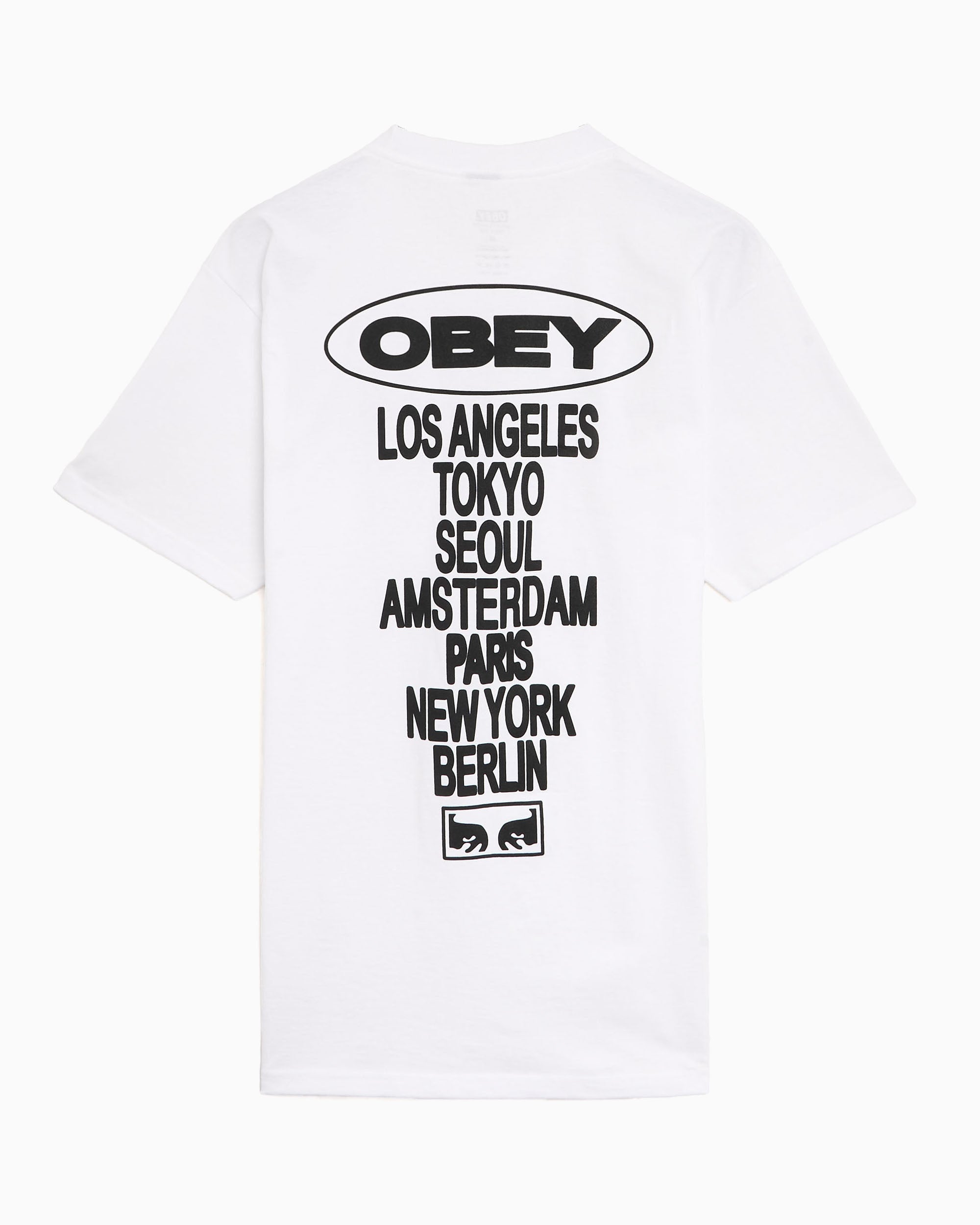 T-Shirts OBEY Clothing Global Impact Graphic Men's T-Shirt - 165264310-WHT