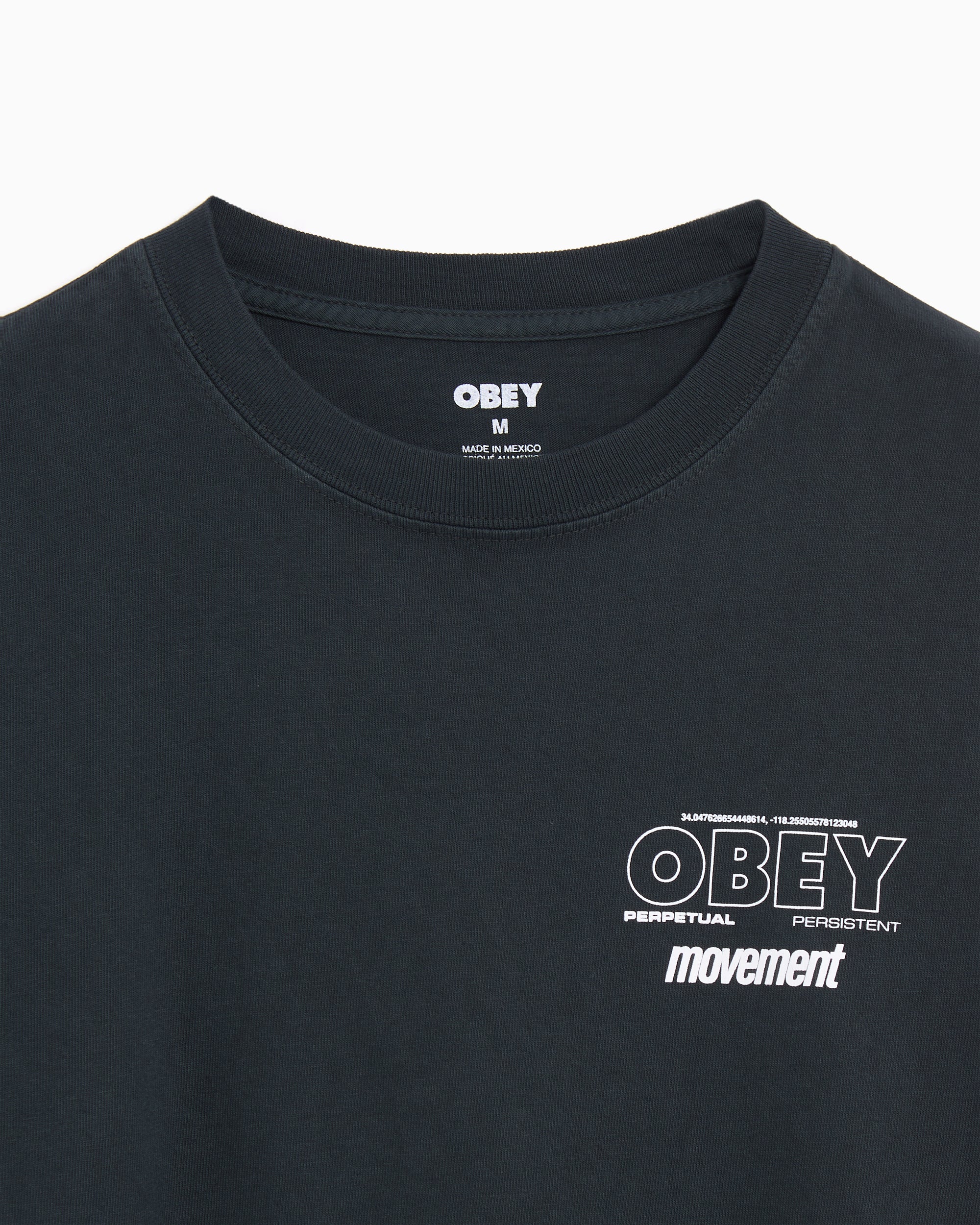 T-Shirts OBEY Clothing Persistent Movement Graphic Men's T-Shirt - 167924207-PTB