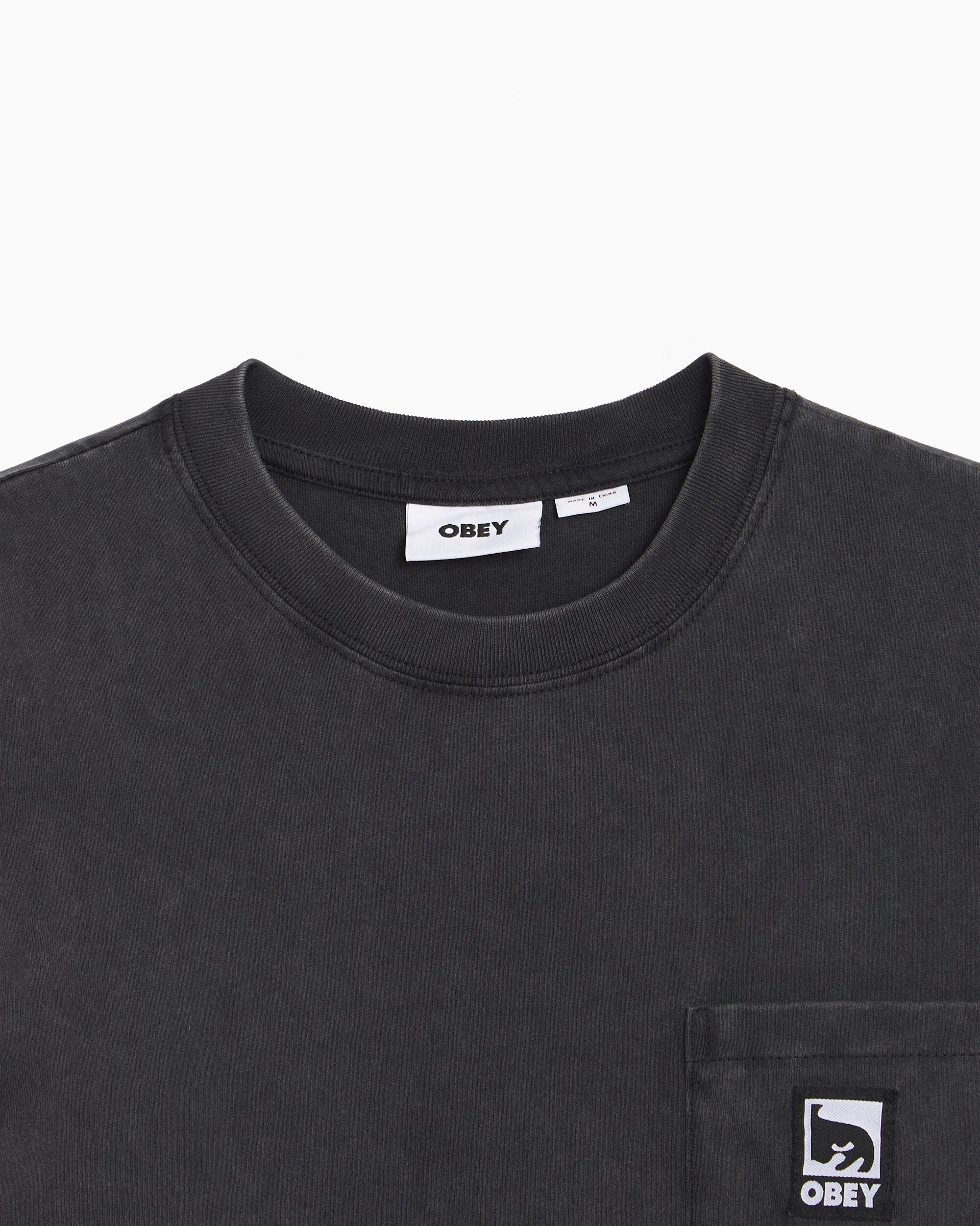 T-Shirts OBEY Clothing Post 2fer Graphic Long-Sleeved Relaxed Men's T-Shirt - 131030150-DUBL