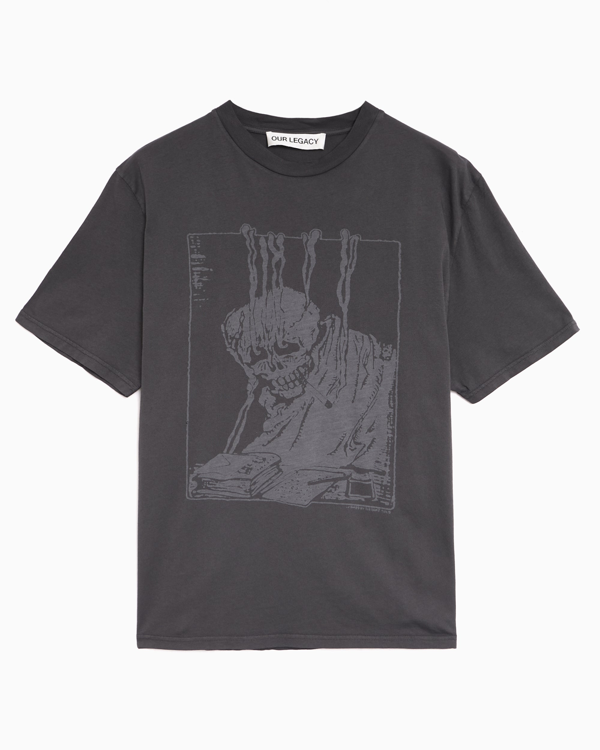 トップス our legacy box shirt - ASPHALT GREY 44 T-Shirt Boxy Our Legacy Box para homem