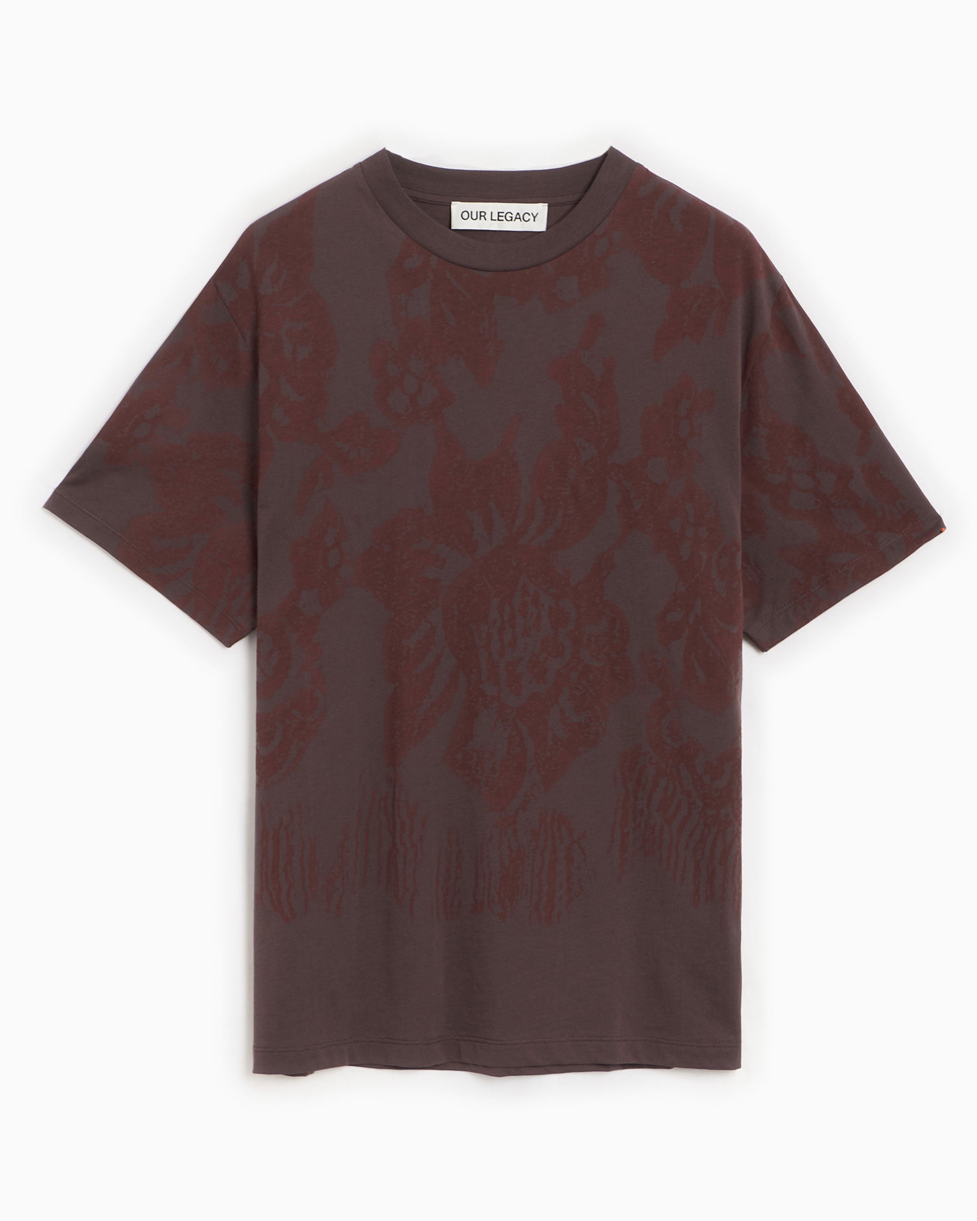 T-Shirts Our Legacy Tasty Raisin Lace Stencil Men's T-Shirt - M4256BRF