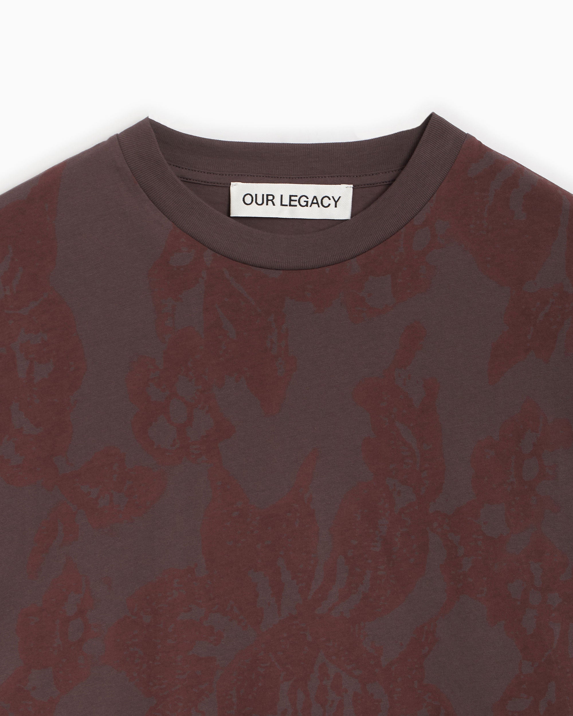 T-Shirts Our Legacy Tasty Raisin Lace Stencil Men's T-Shirt - M4256BRF