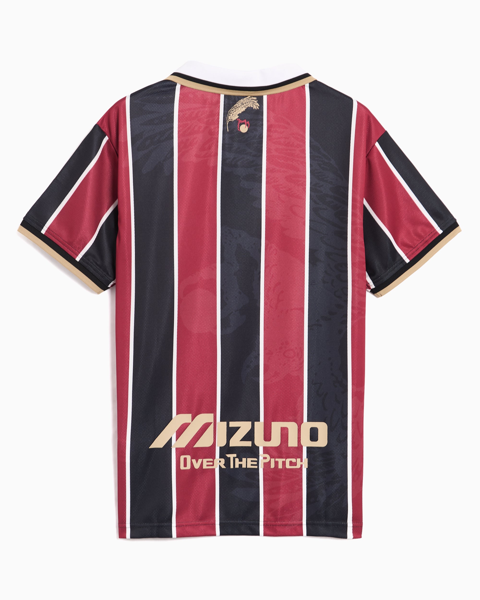 T-Shirts OVER THE PITCH x Mizuno Football Striped Men's Jersey T-Shirt - 32TPAI0166