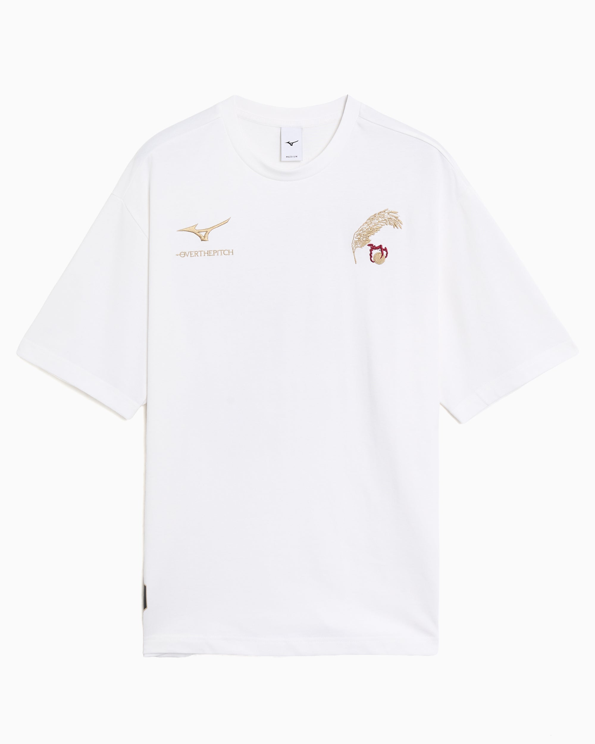 T-Shirts OVER THE PITCH x Mizuno Graphic Oversize Men's T-Shirt - 32TPAI0201