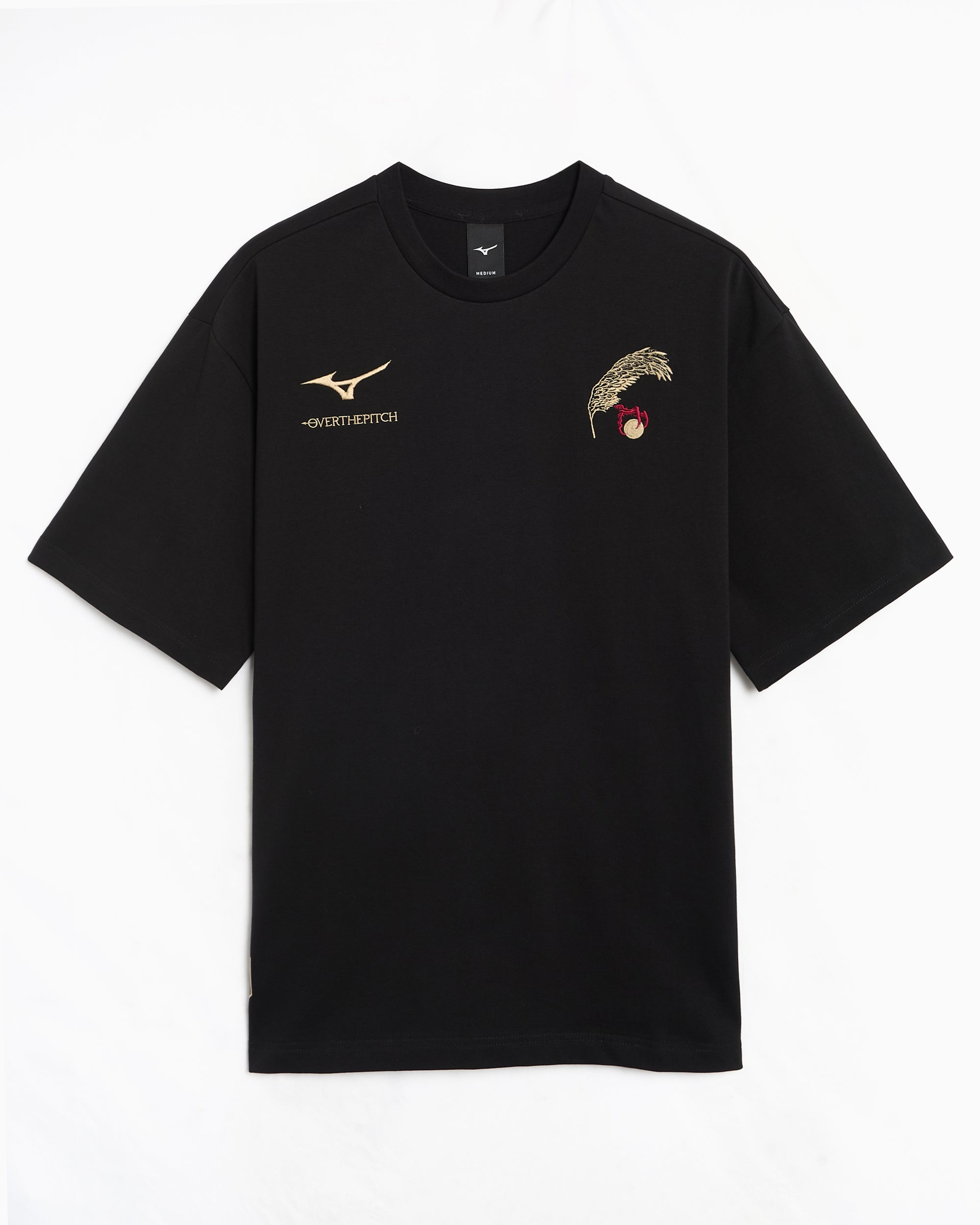 T-Shirts OVER THE PITCH x Mizuno Graphic Oversize Men's T-Shirt - 32TPAI0209