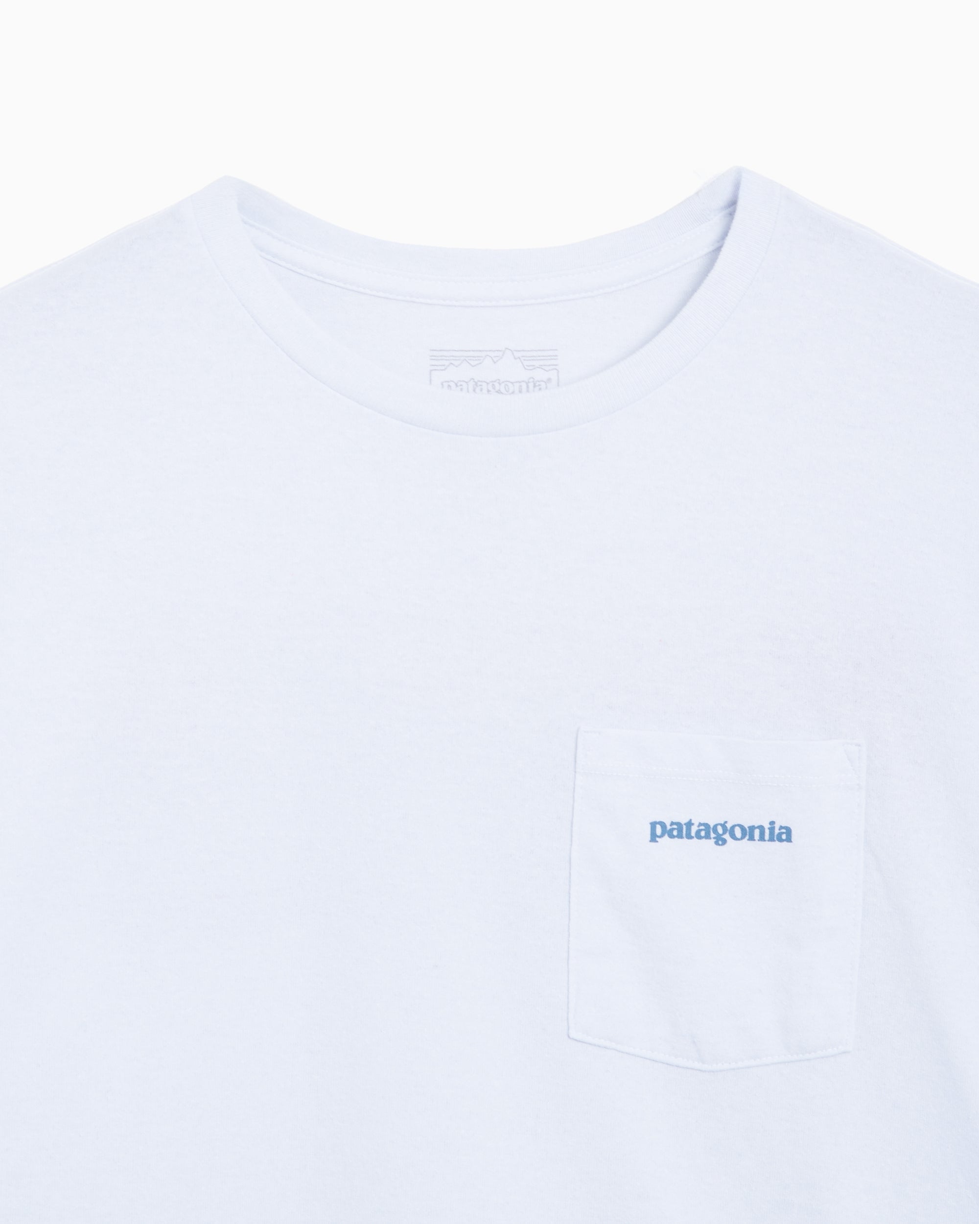 T-Shirts Patagonia Boardshort Logo Pocket Responsibili-Tee Men's T-Shirt - 37655-WHI
