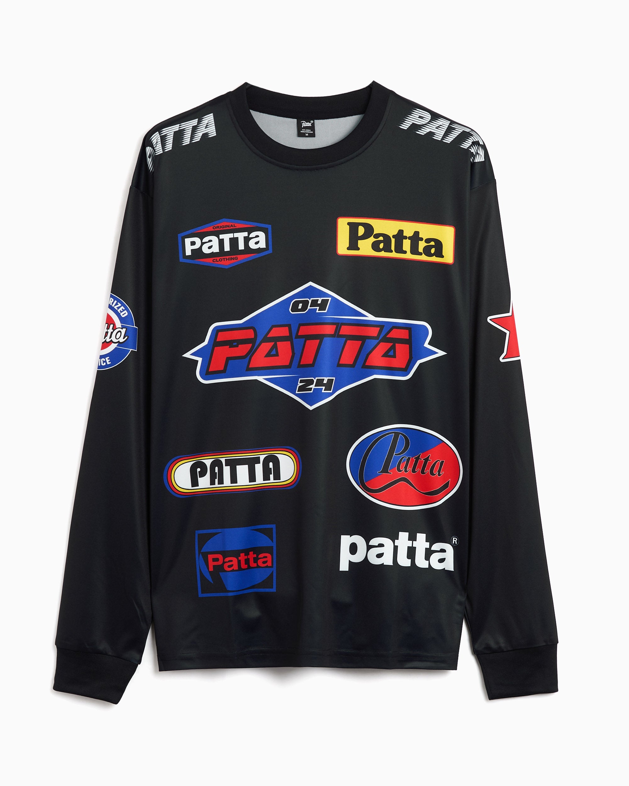T-Shirts Patta Sponsor Jersey Graphic Long-Sleeved Men's T-Shirt - POC-SS26-1050-299-0015-086