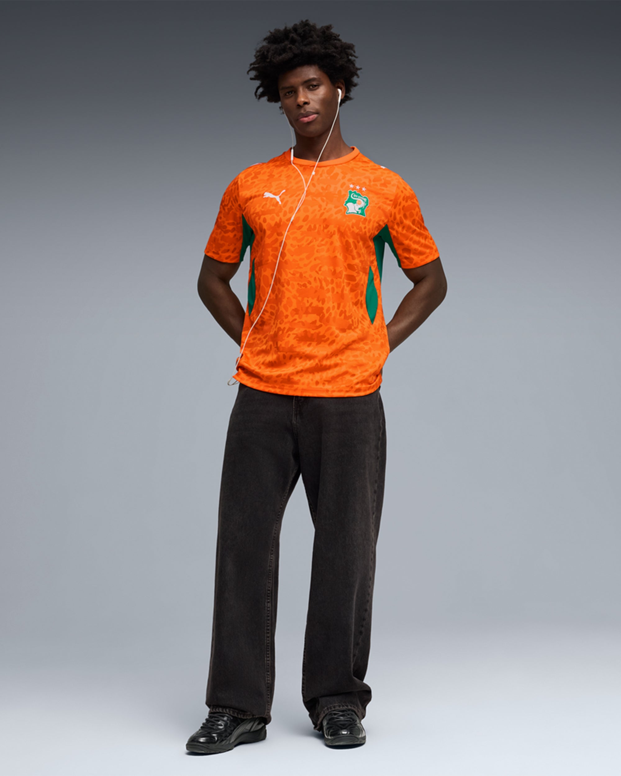 T-Shirts Puma Ivory Coast Futbol 2026 Home Kit Men's Jersey T-Shirt - 783182-01